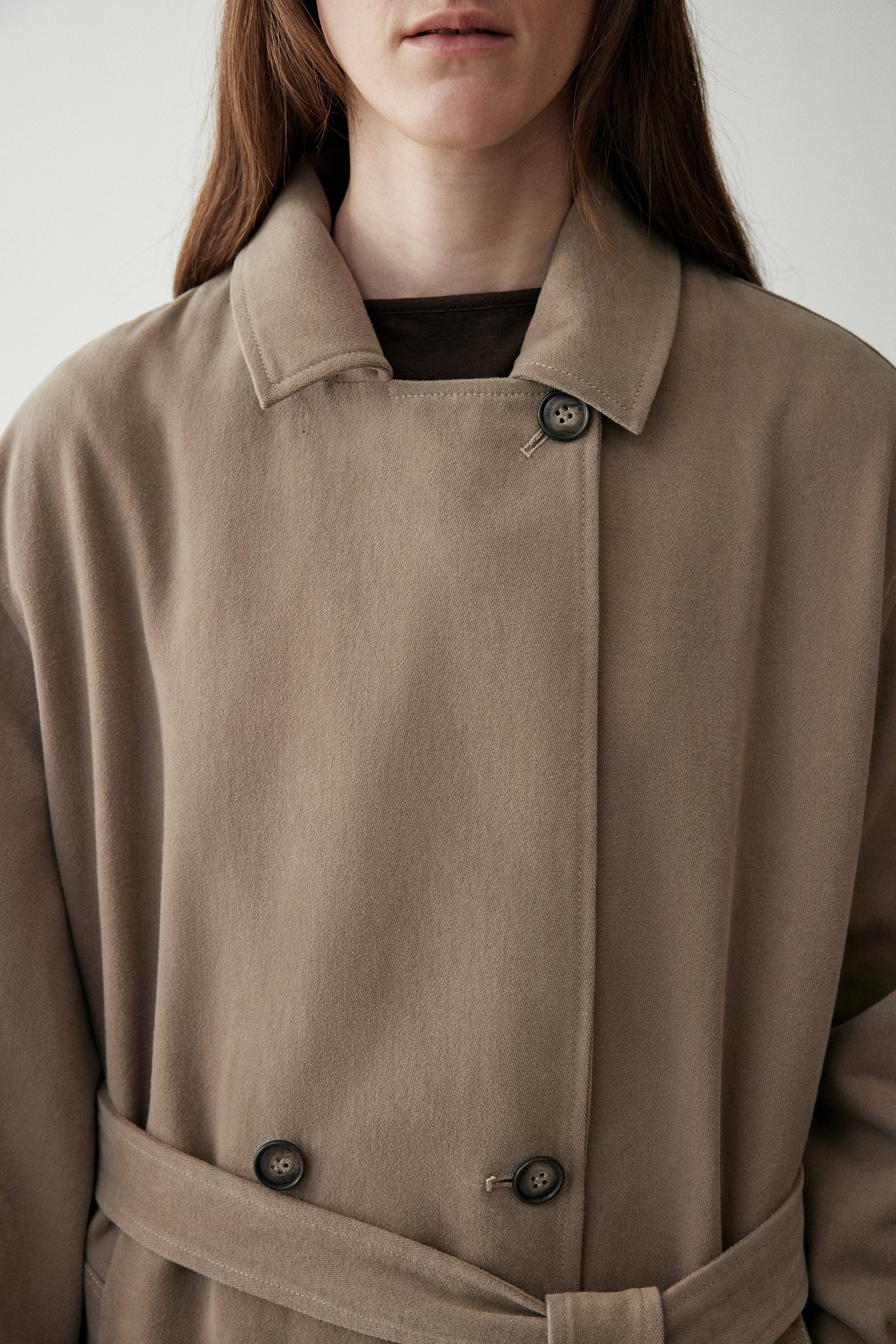 Long Straight-cut Trench Coat - Image 12