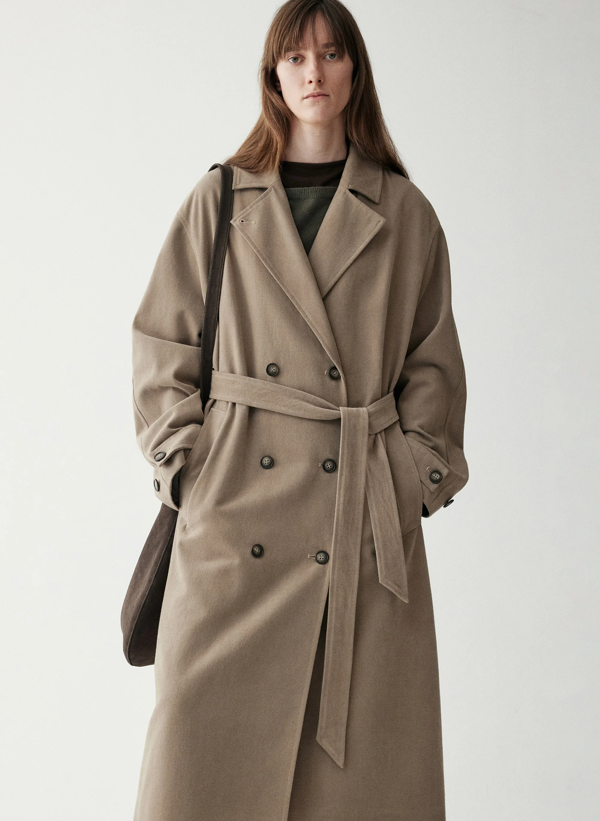 Long Straight-cut Trench Coat - Image 9