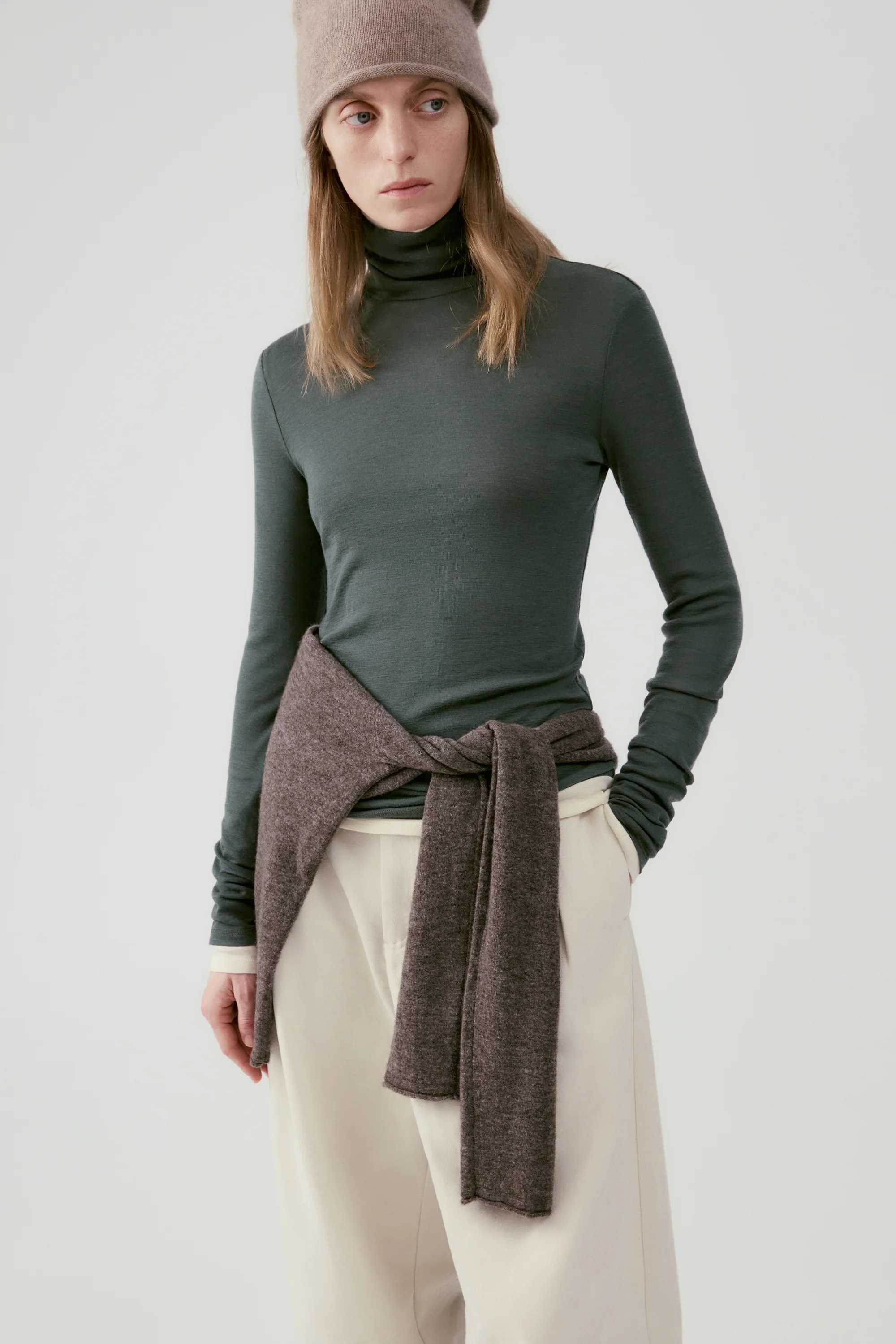 100% Merino Wool Turtleneck Base Layer - Image 19