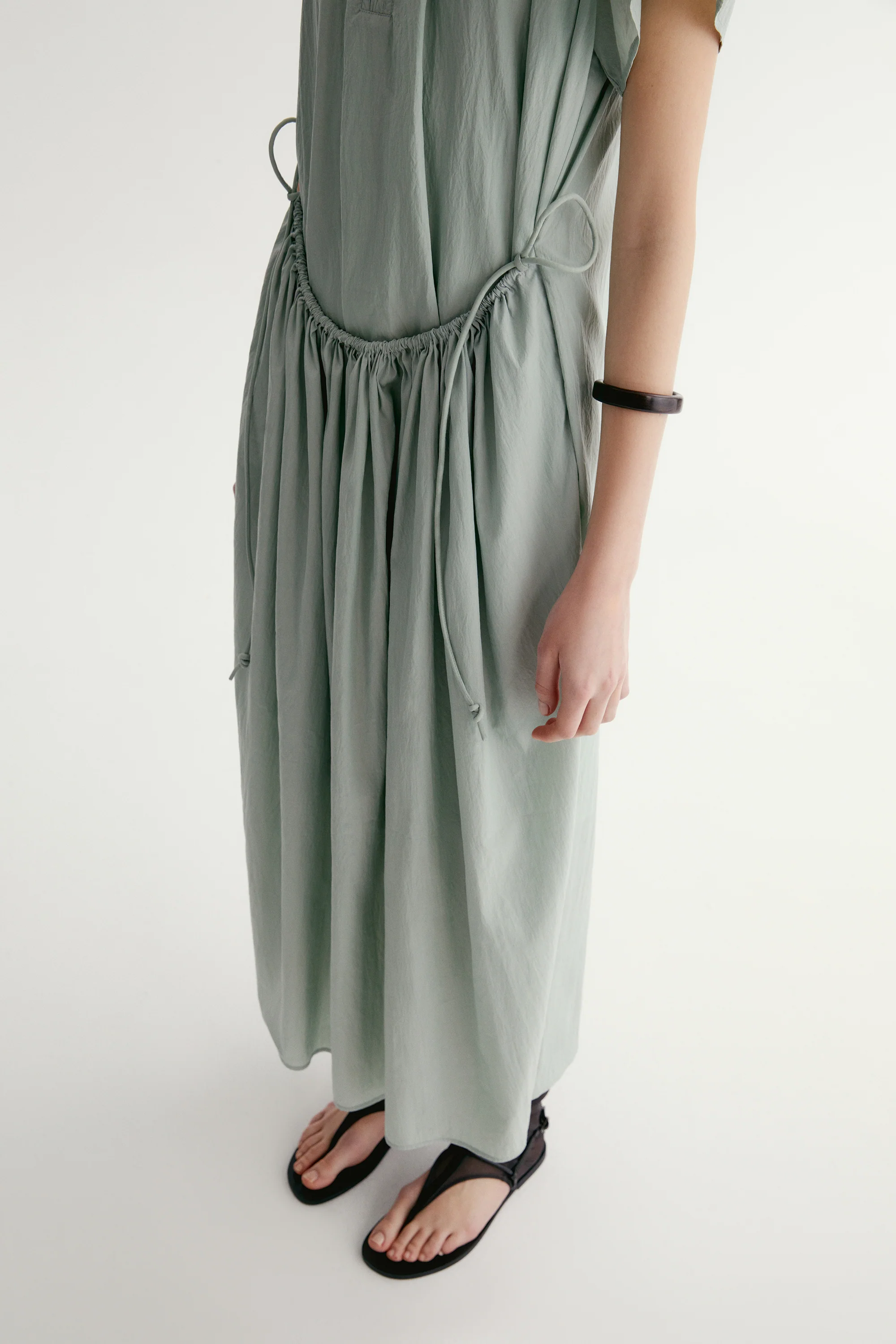A-line Pleated Dress - Image 11