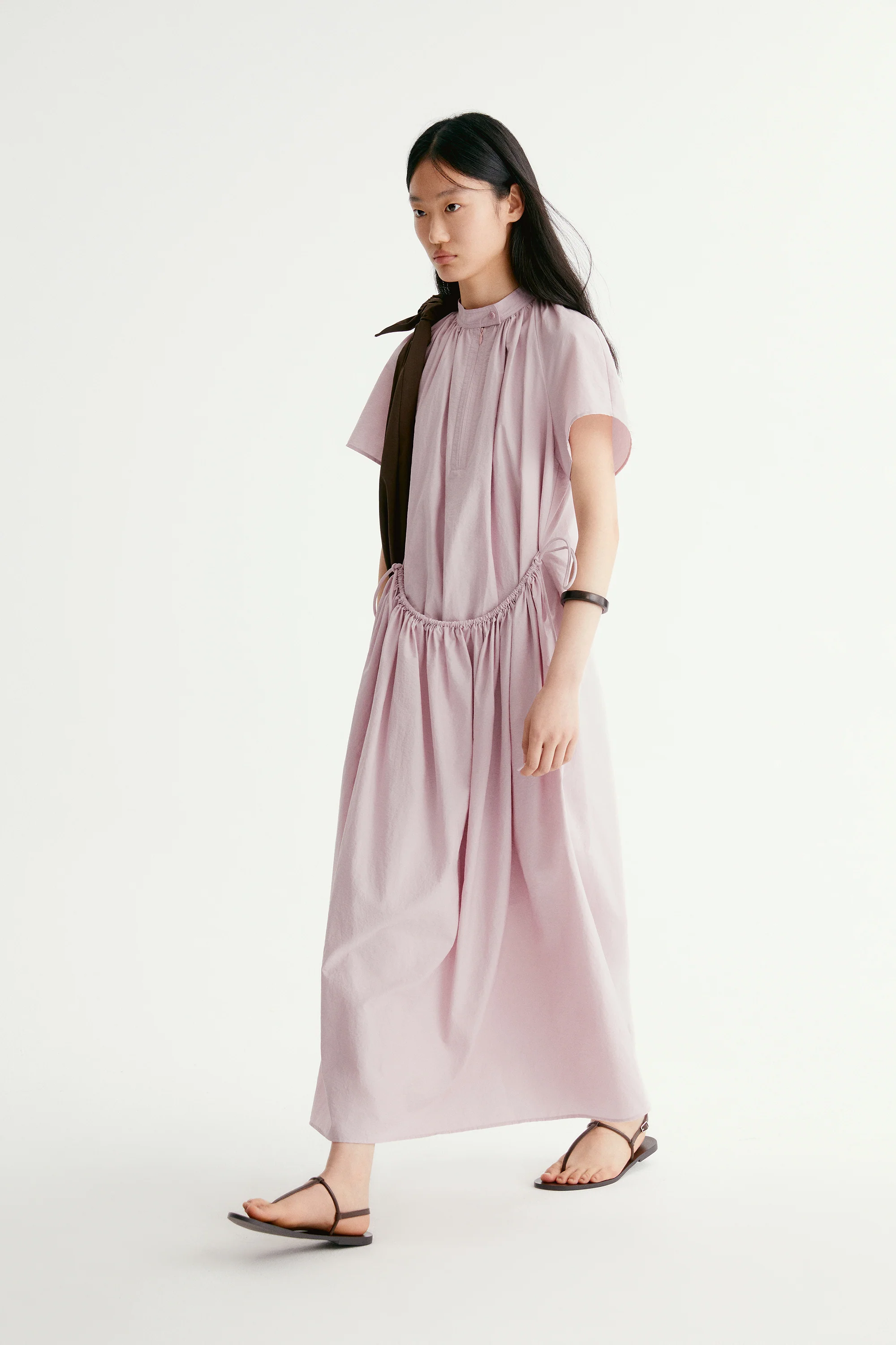 A-line Pleated Dress - Image 13