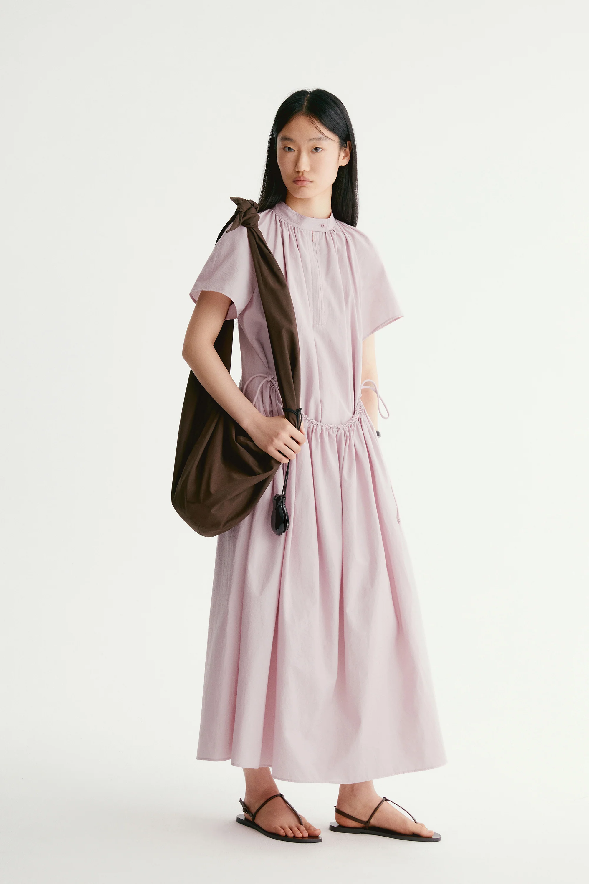 A-line Pleated Dress - Image 14