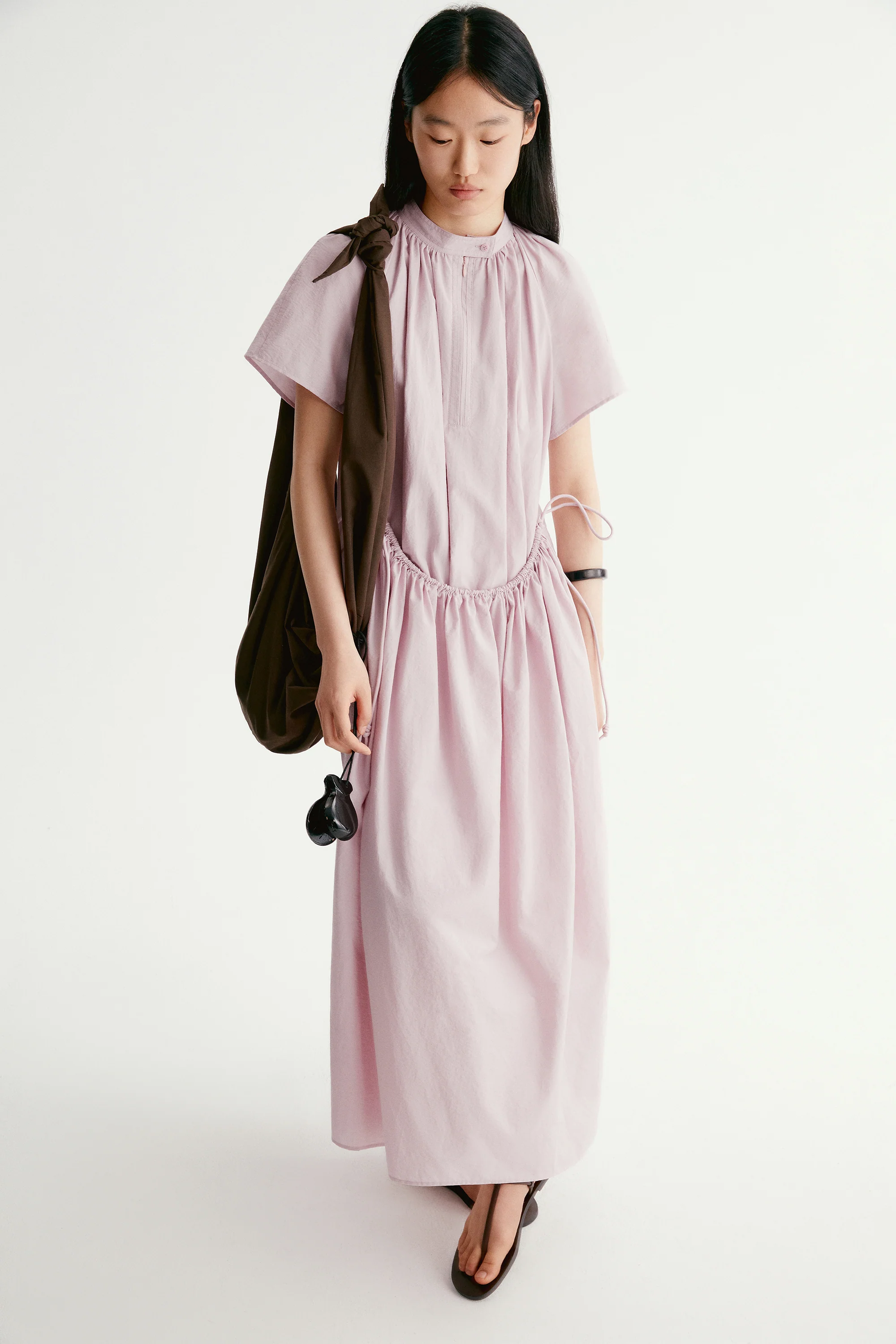 A-line Pleated Dress - Image 15