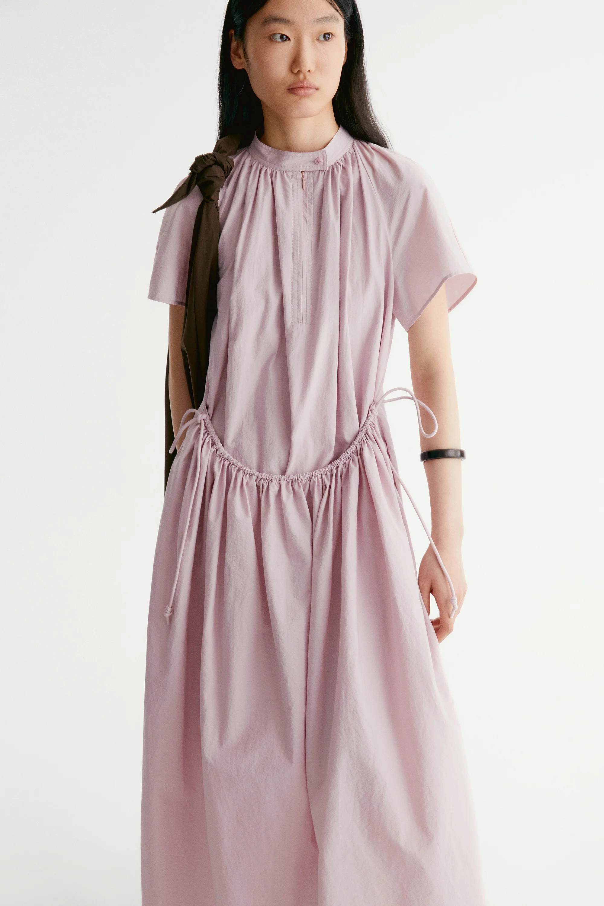 A-line Pleated Dress - Image 16