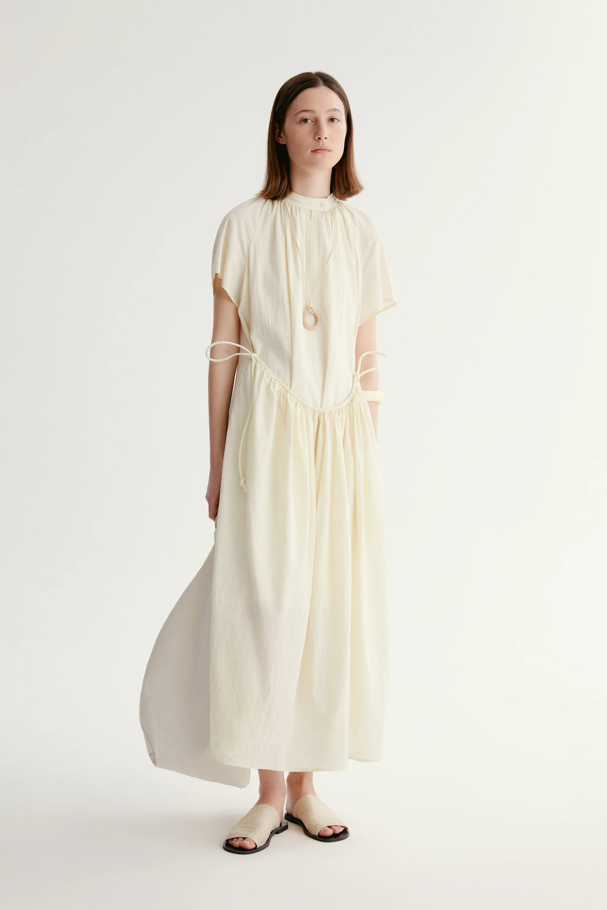 A-line Pleated Dress - Image 2