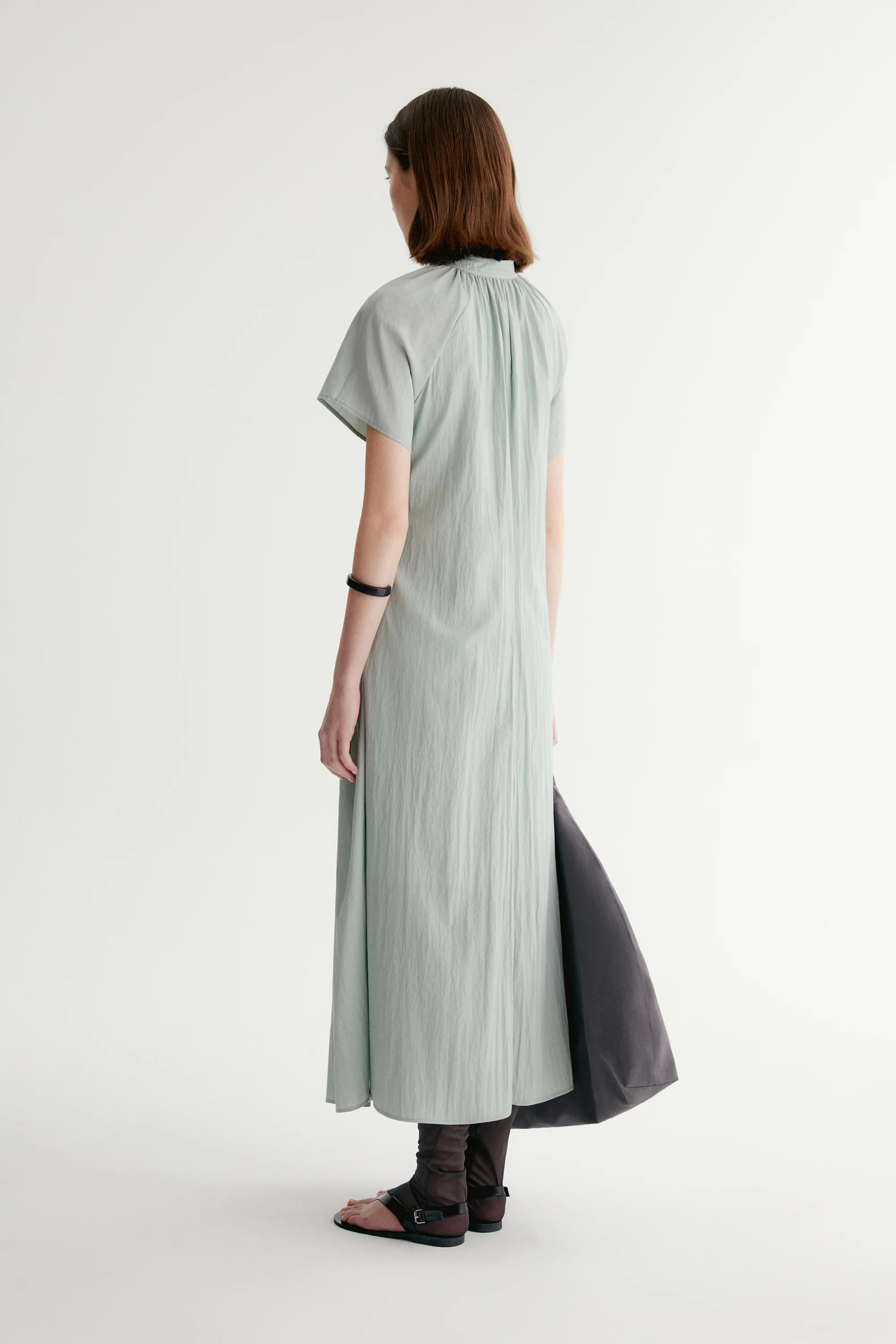 A-line Pleated Dress - Image 6