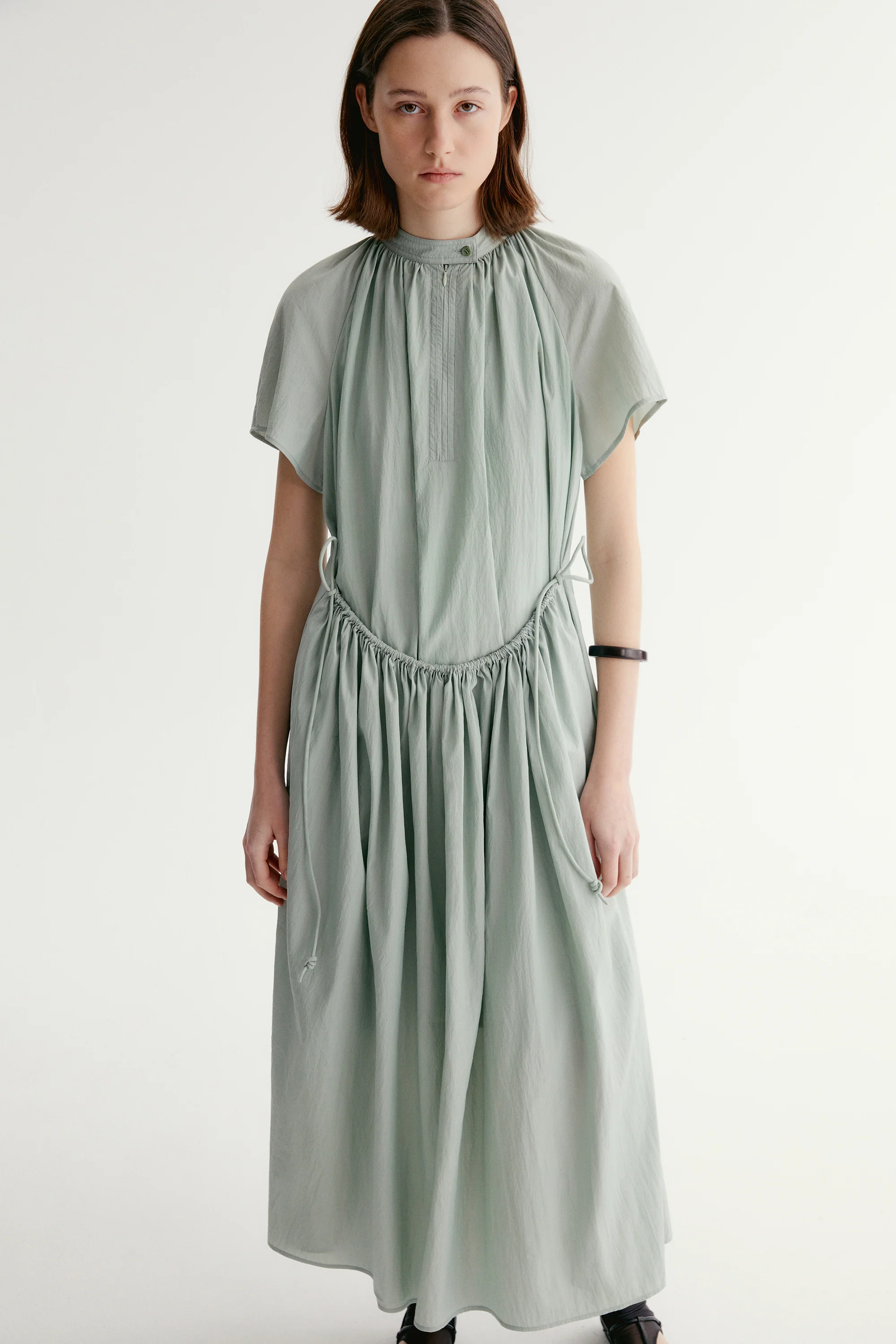 A-line Pleated Dress - Image 7