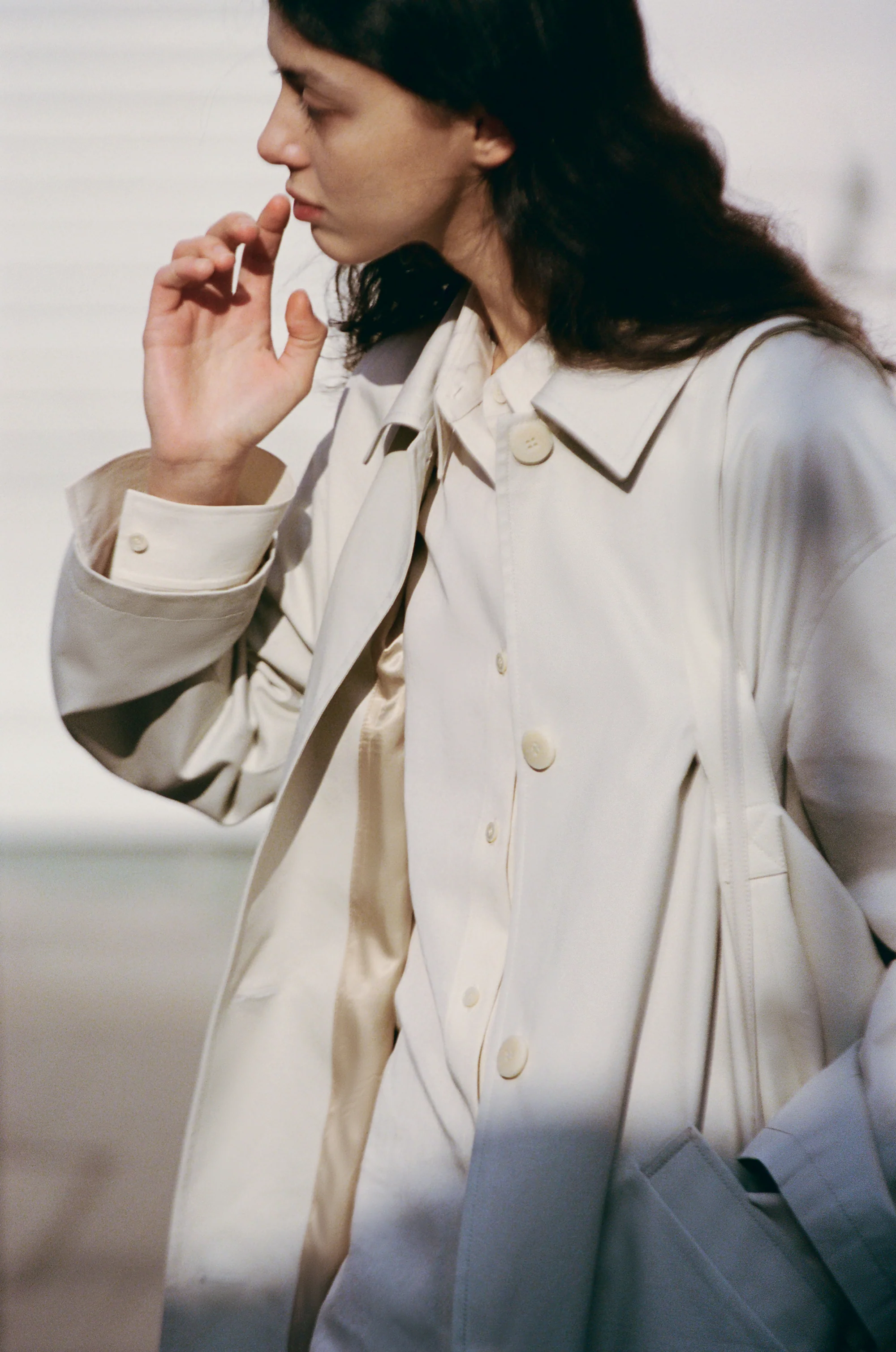 A-line Trench Coat - Image 12