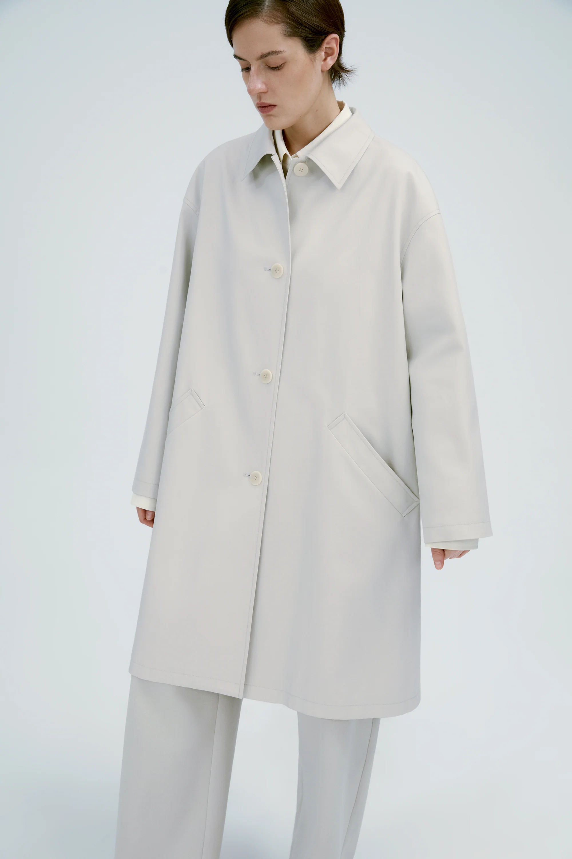 A-line Trench Coat - Image 13