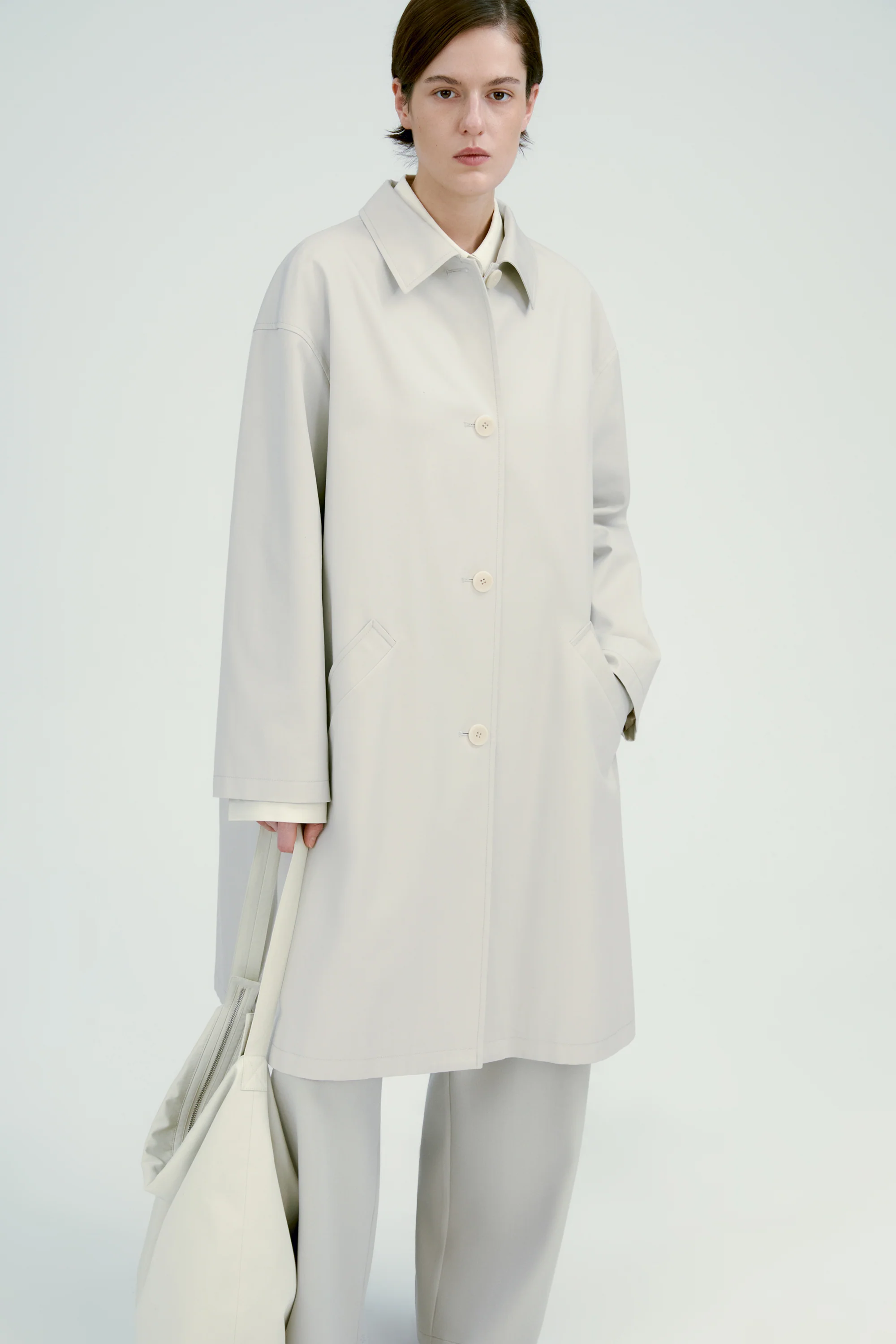 A-line Trench Coat - Image 14