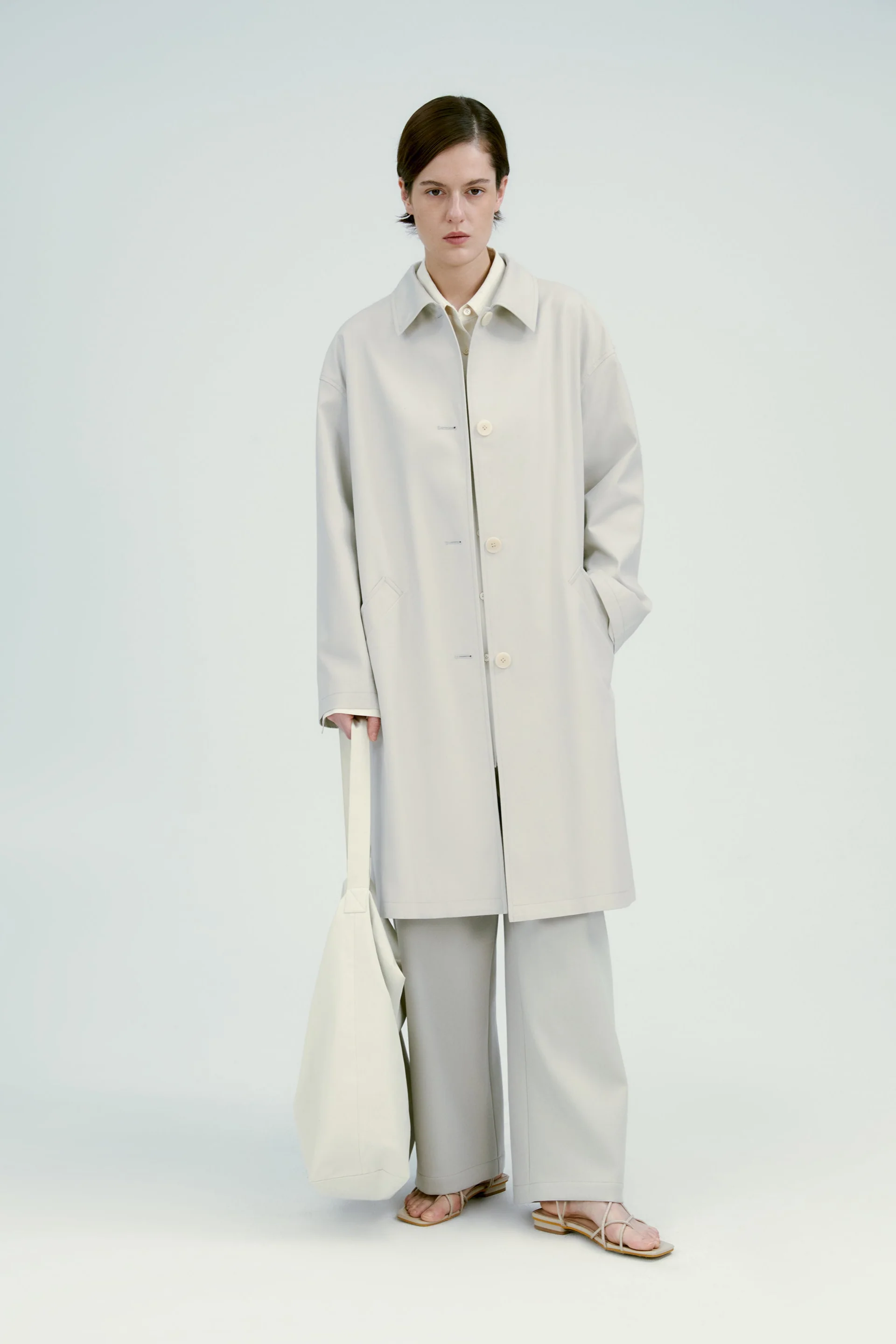 A-line Trench Coat - Image 17