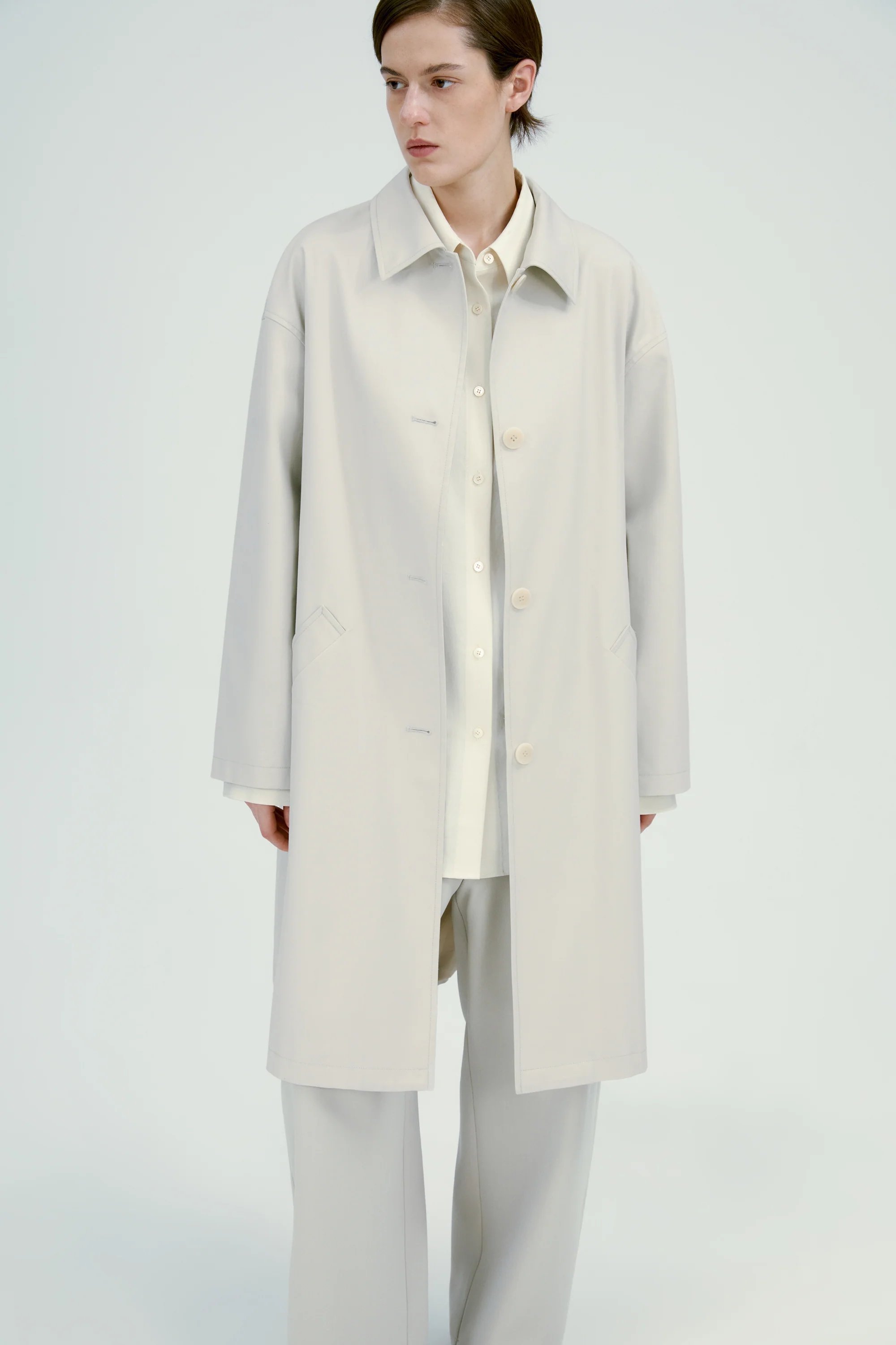 A-line Trench Coat - Image 18