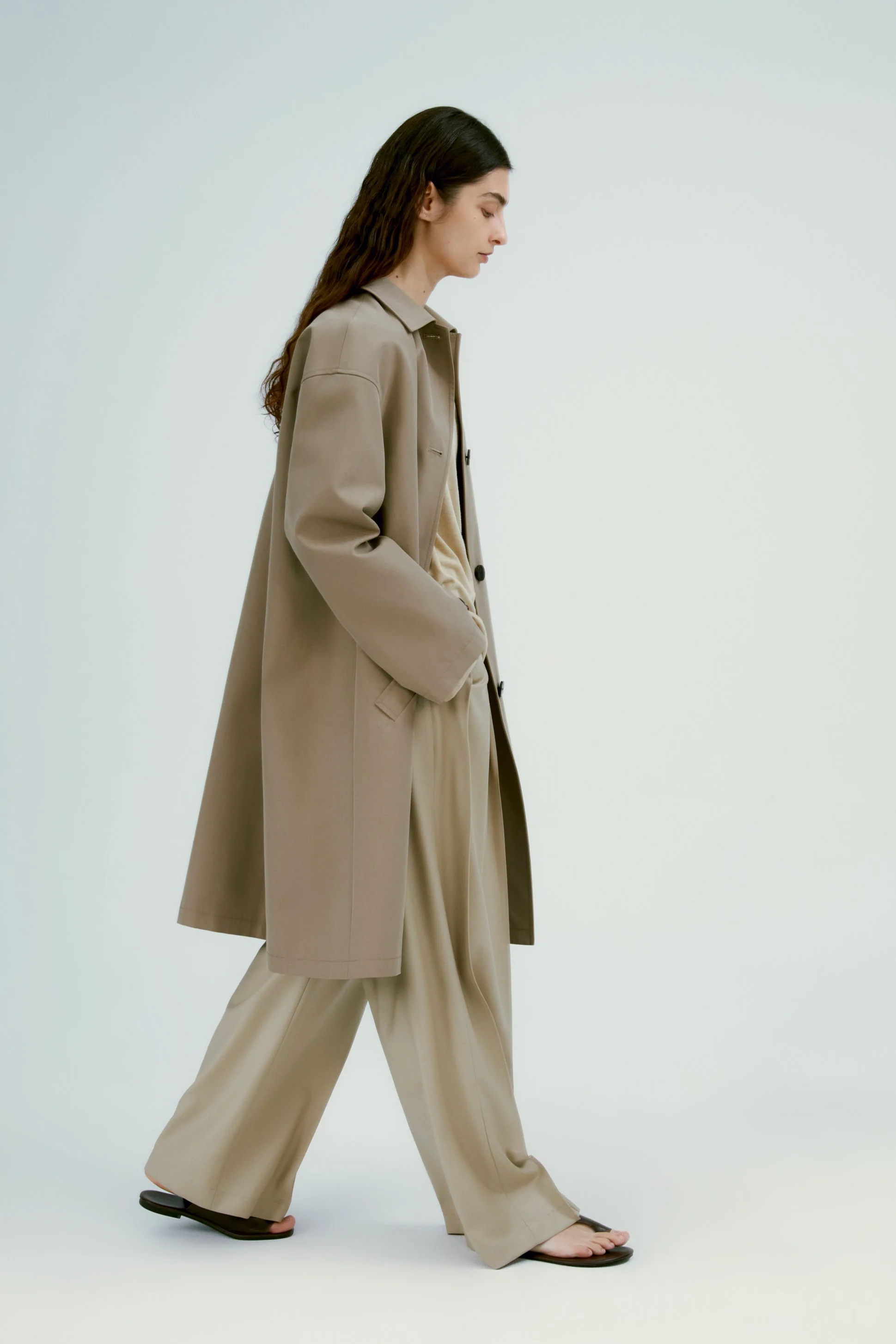 A-line Trench Coat - Image 20