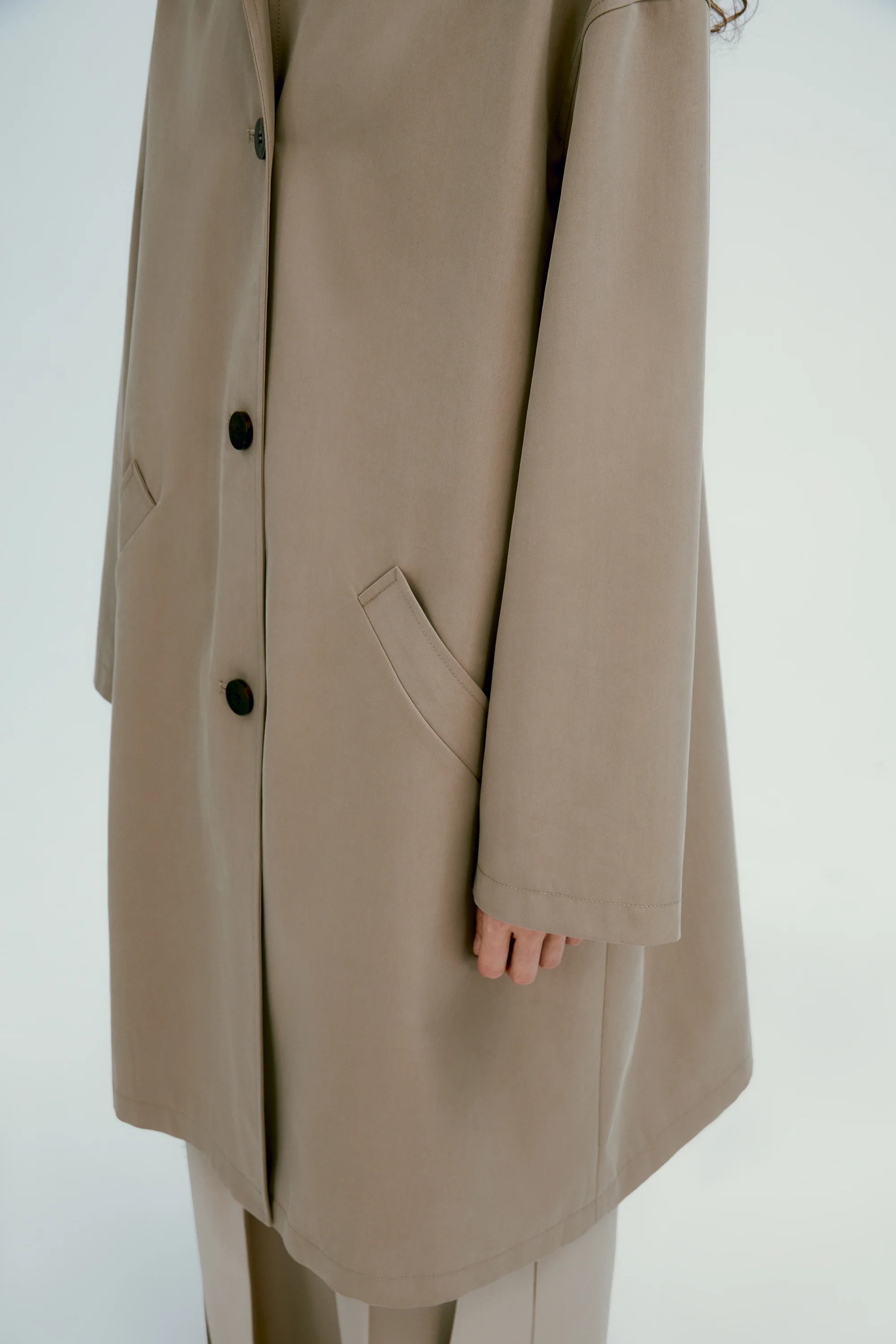 A-line Trench Coat - Image 26