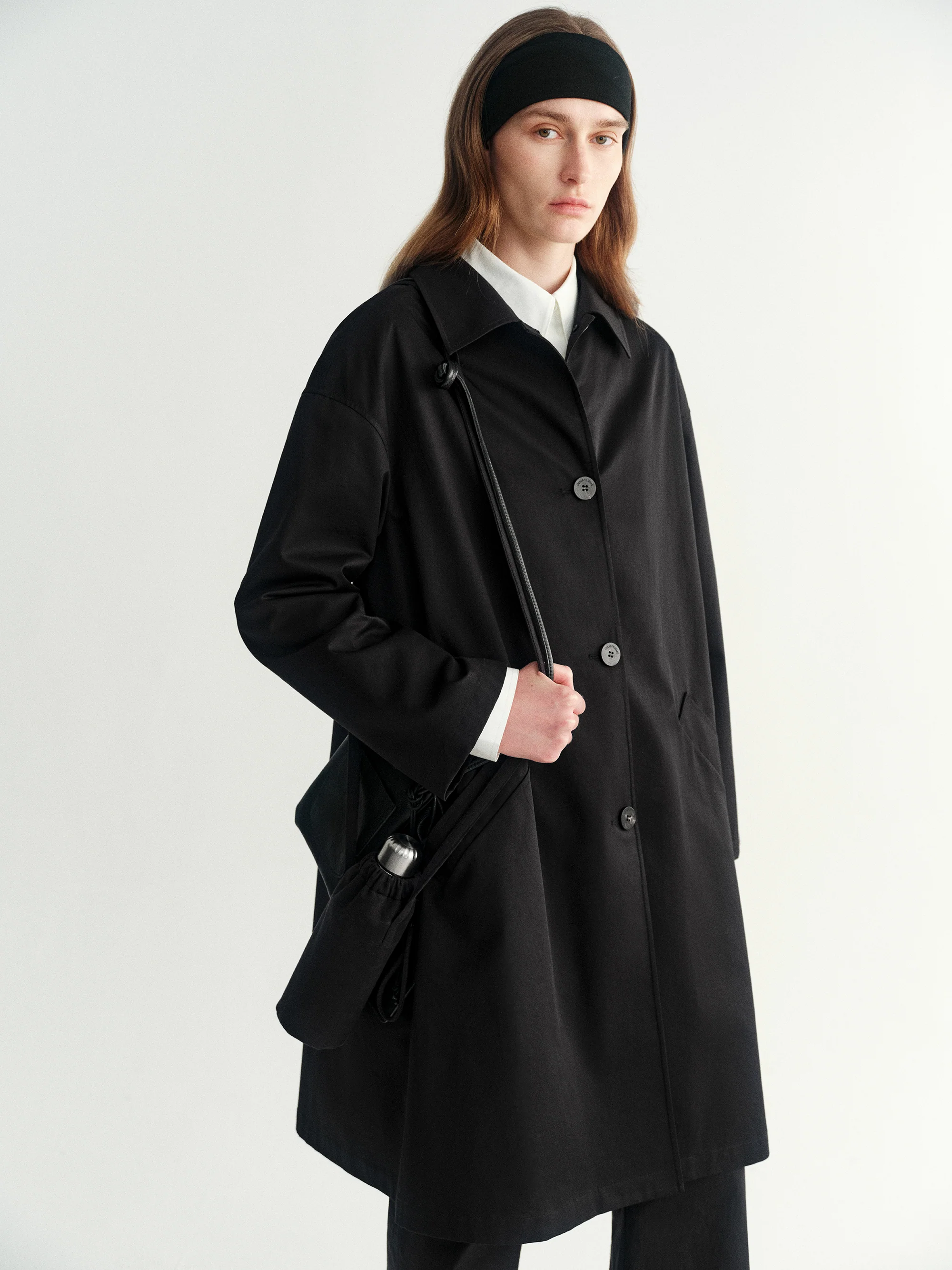 A-line Trench Coat - Image 5