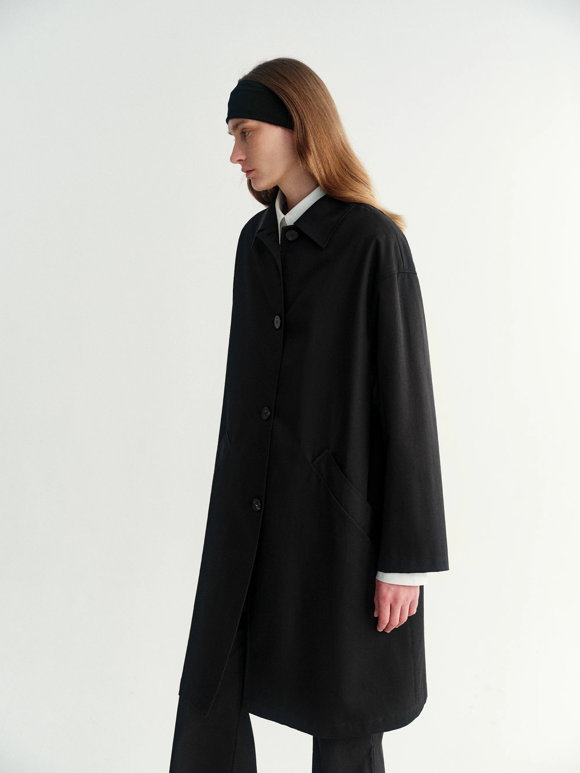A-line Trench Coat - Image 6
