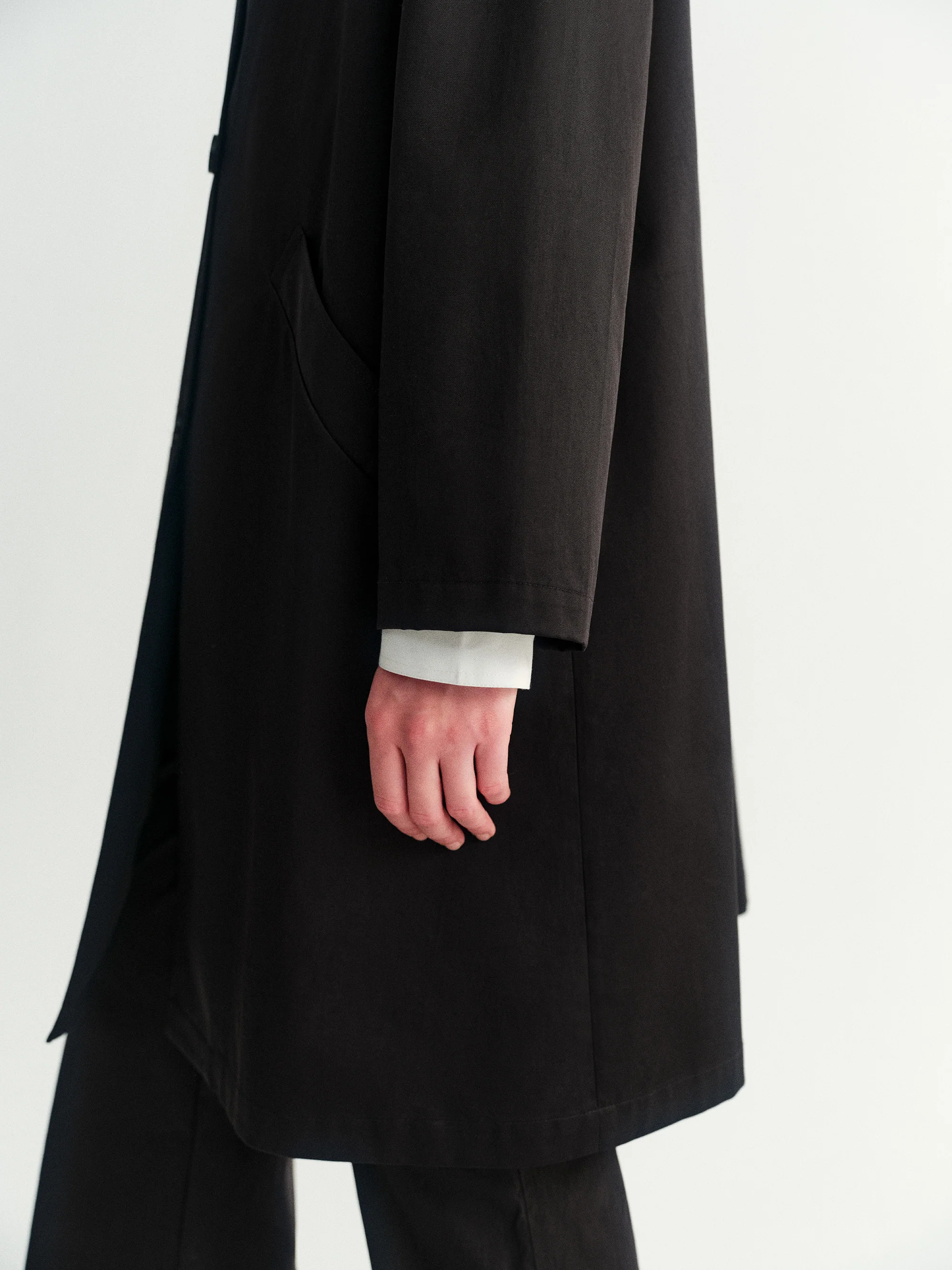A-line Trench Coat - Image 8