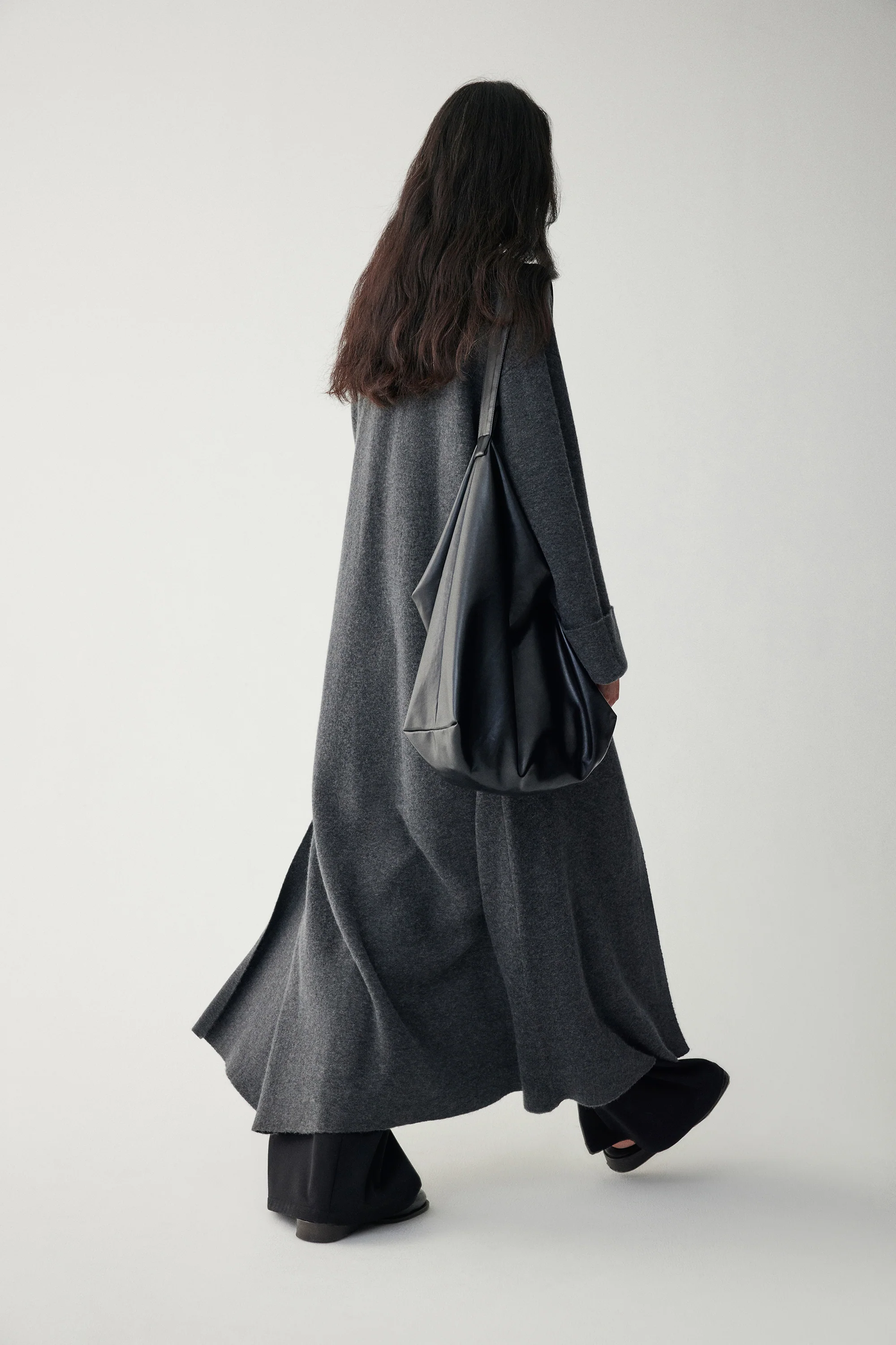 Ankle-length Alpaca Cardigan - Image 12