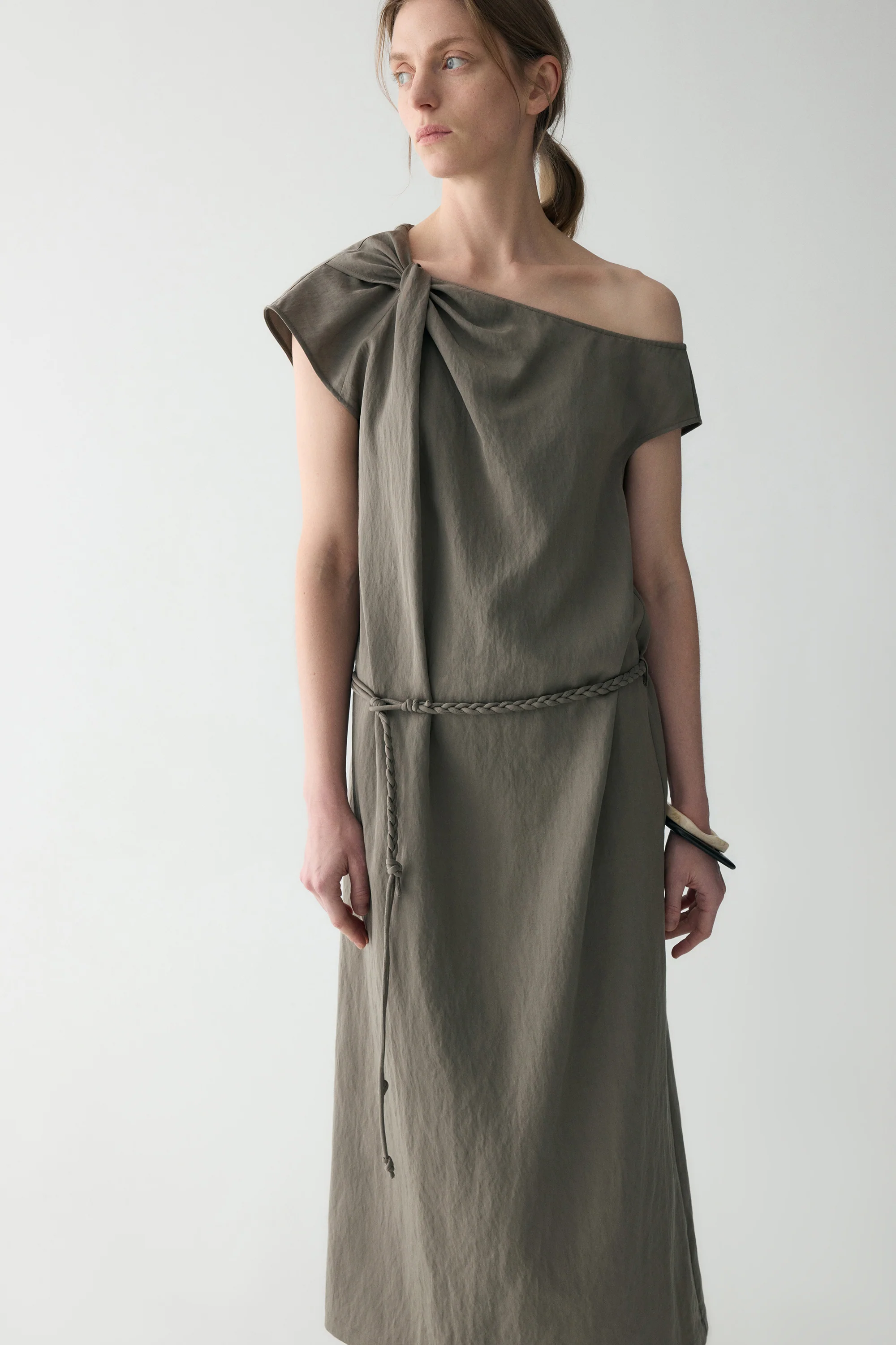 Asymmetric Knotted Dress - Image 21