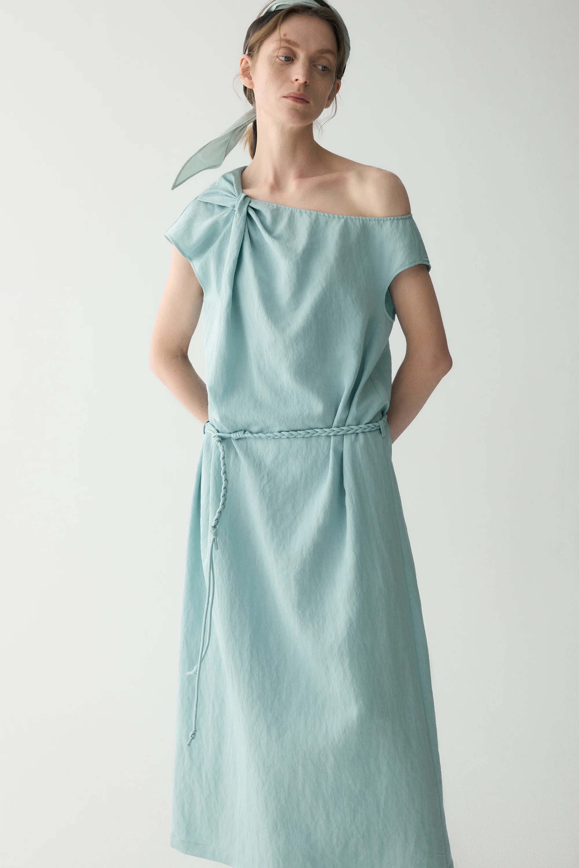 Asymmetric Knotted Dress - Image 7