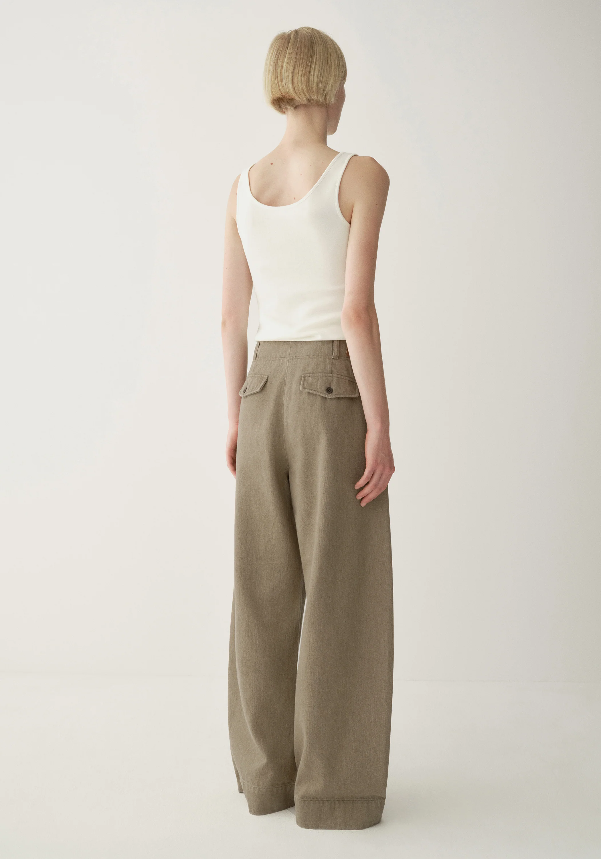 Asymmetric-placket Jeans - Image 10
