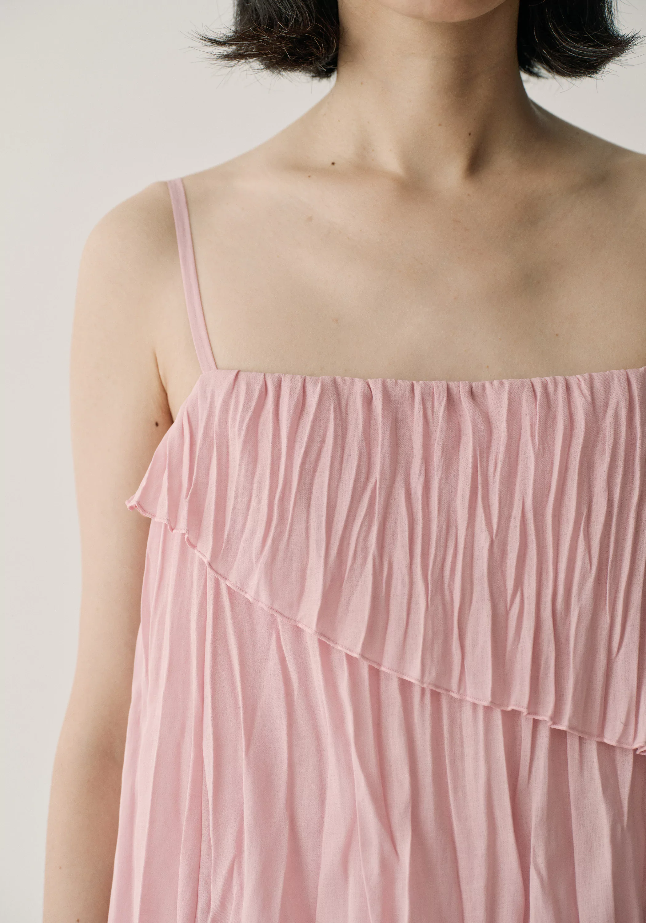 Asymmetric Pleated Dress - Image 17