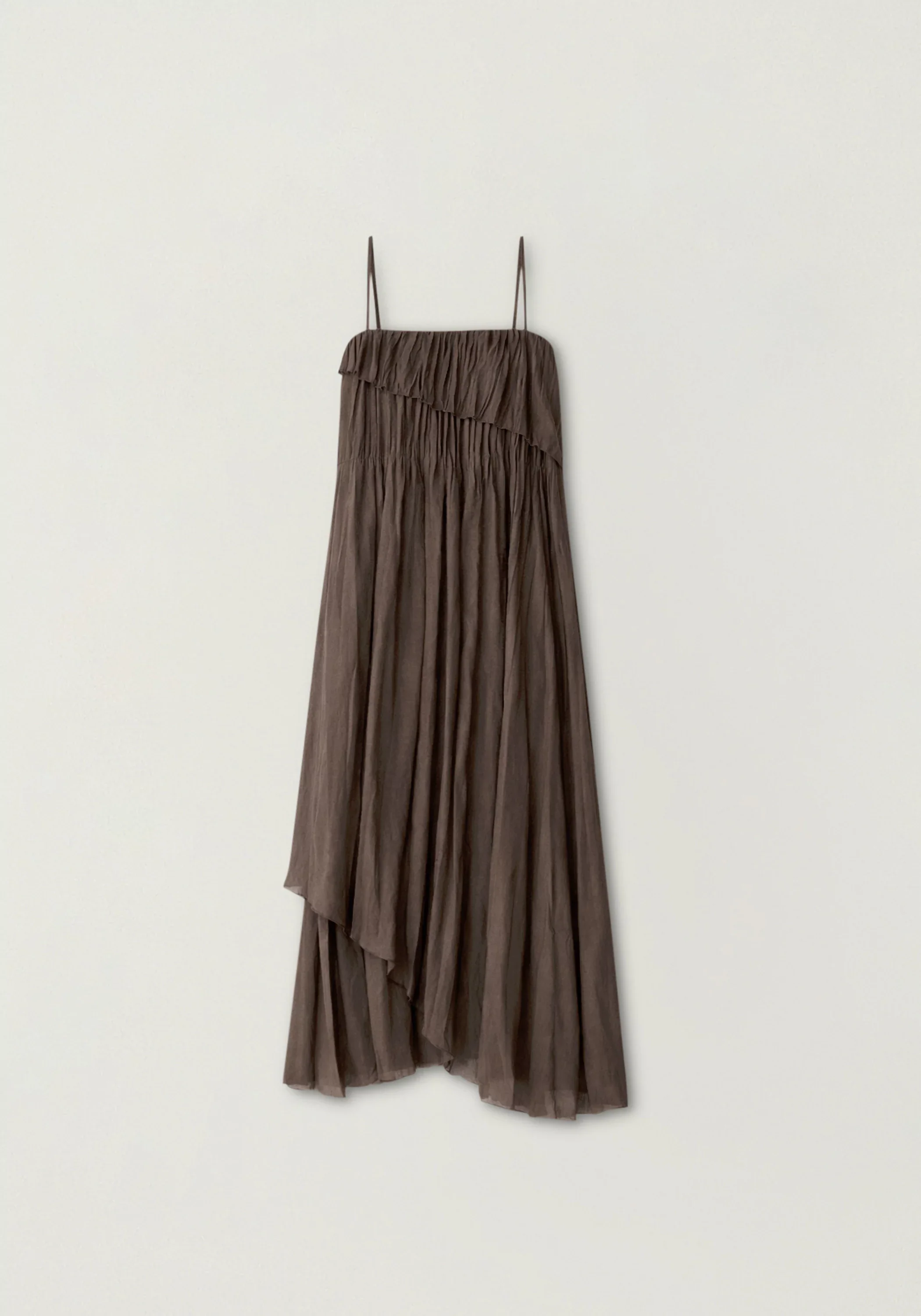 Asymmetric Pleated Dress - Image 2