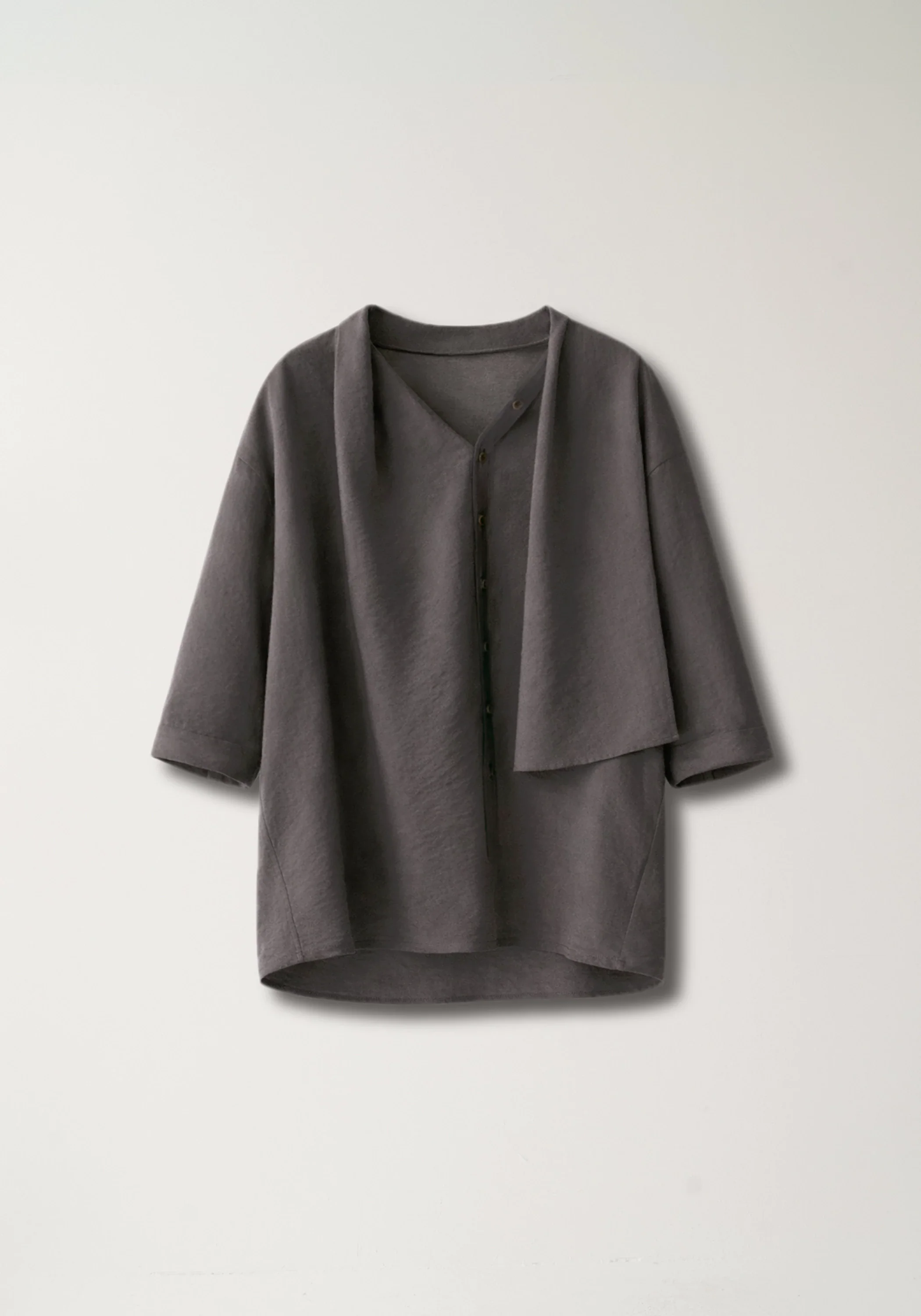 Asymmetric Scarf-detail Top - Image 2