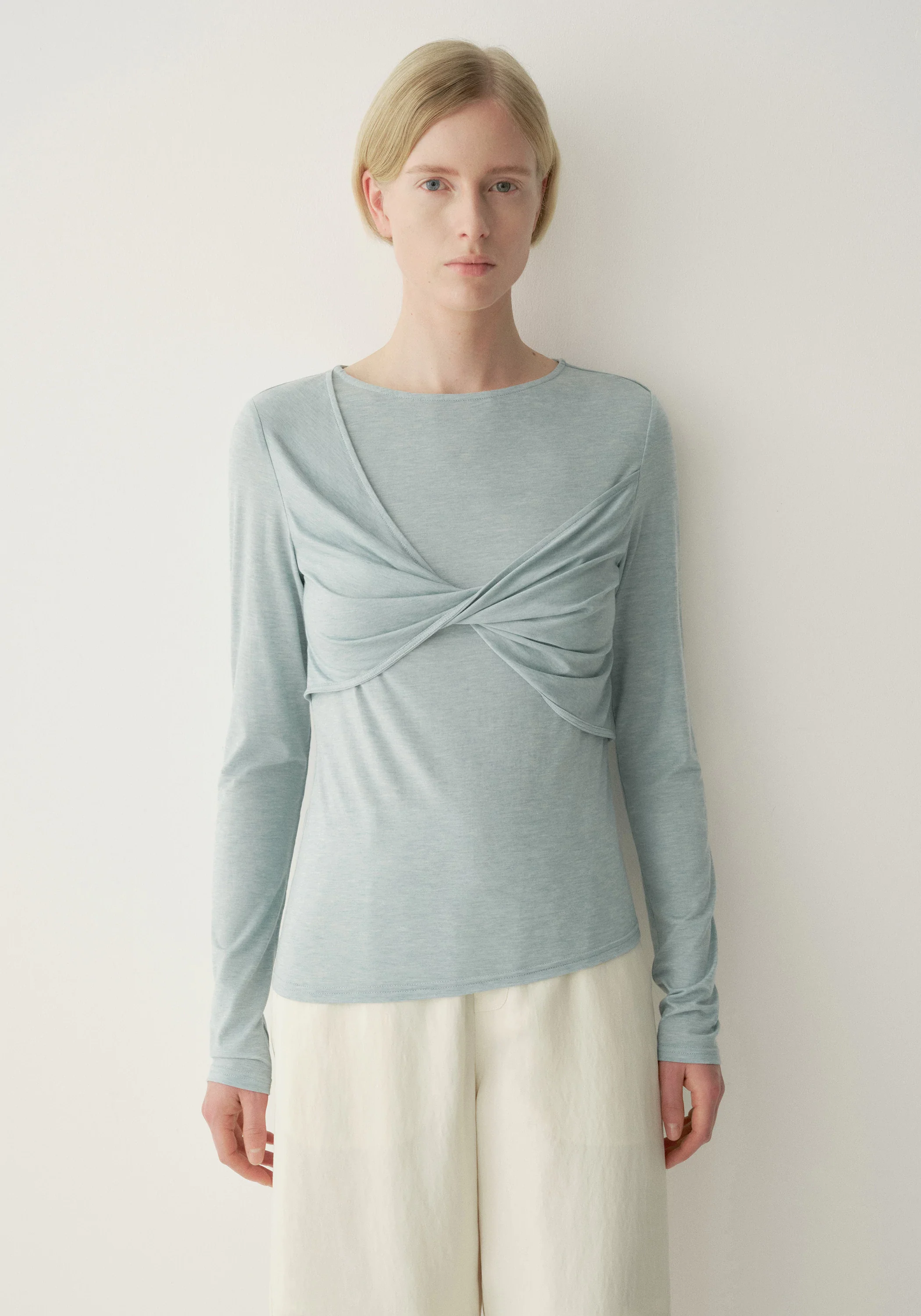 Asymmetric Twist-knot T-shirt - Image 13