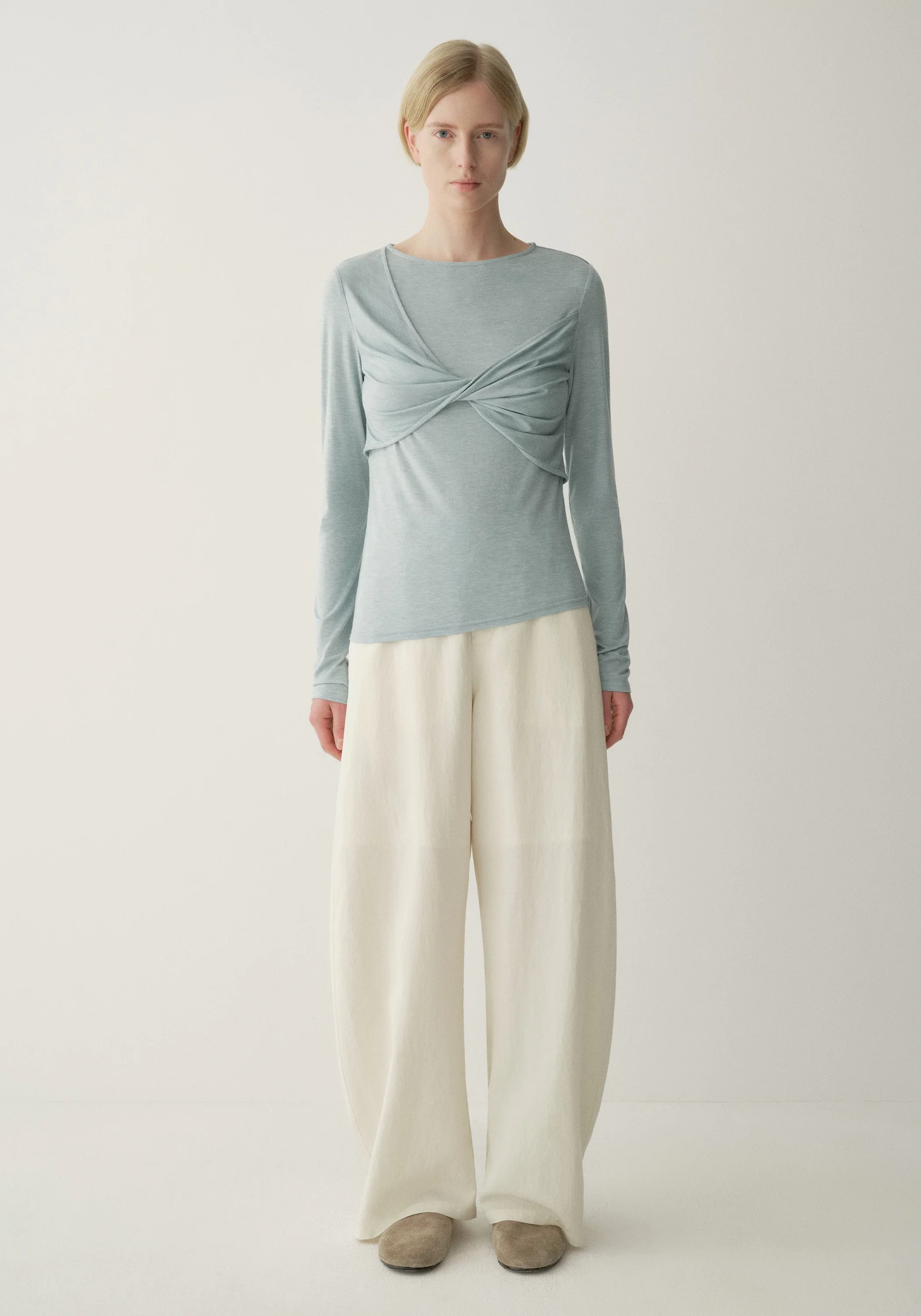 Asymmetric Twist-knot T-shirt - Image 14