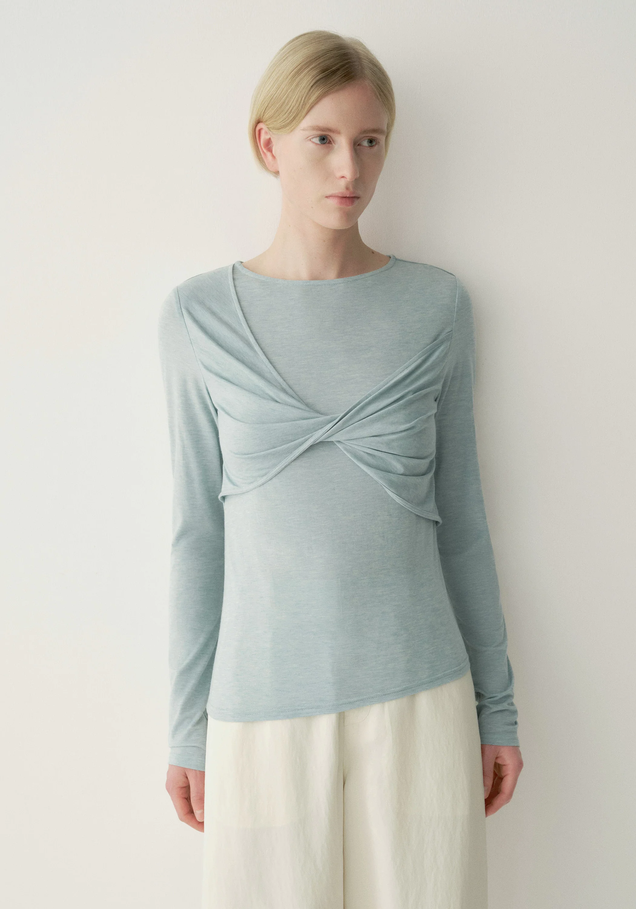Asymmetric Twist-knot T-shirt - Image 17