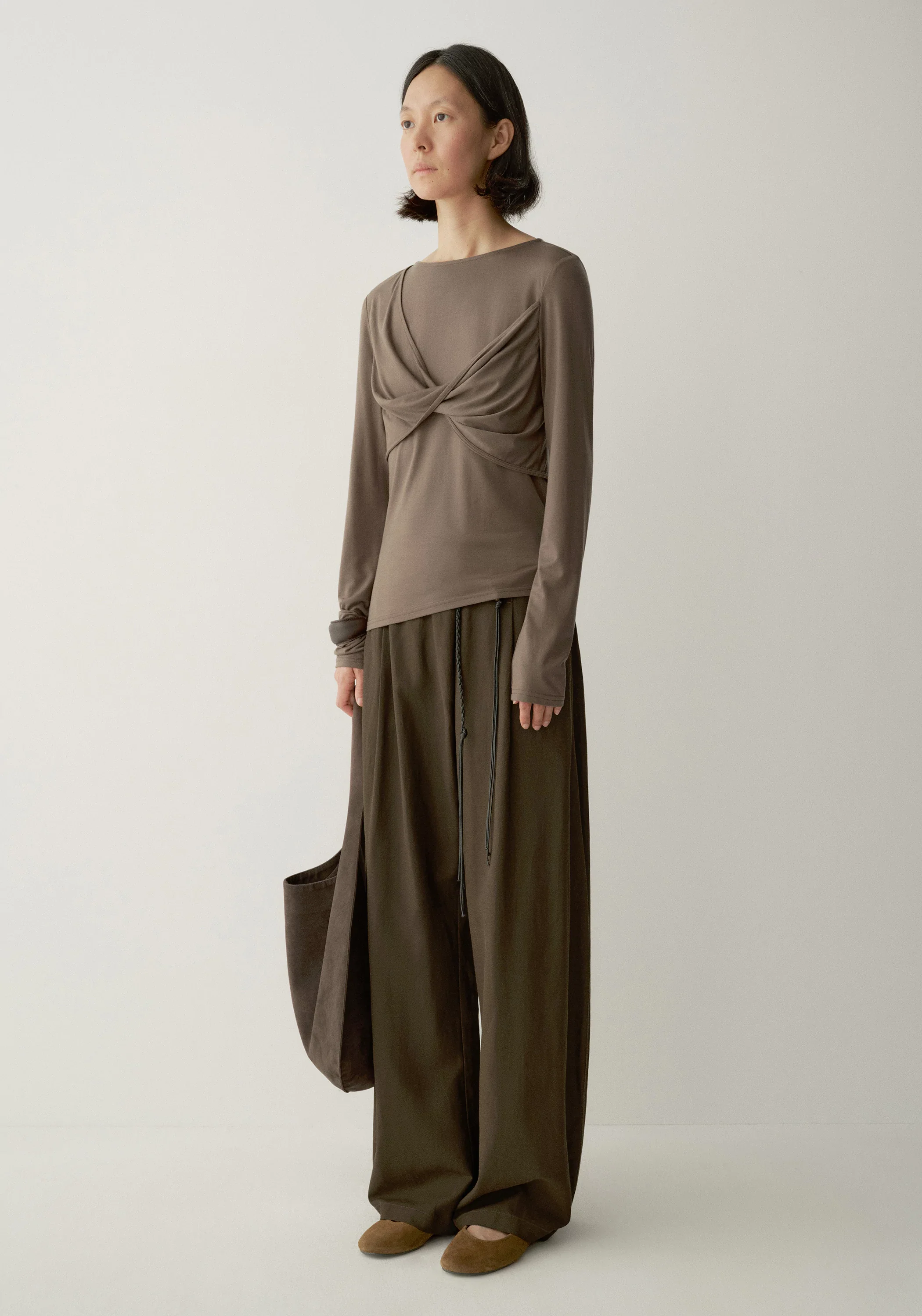Asymmetric Twist-knot T-shirt - Image 4