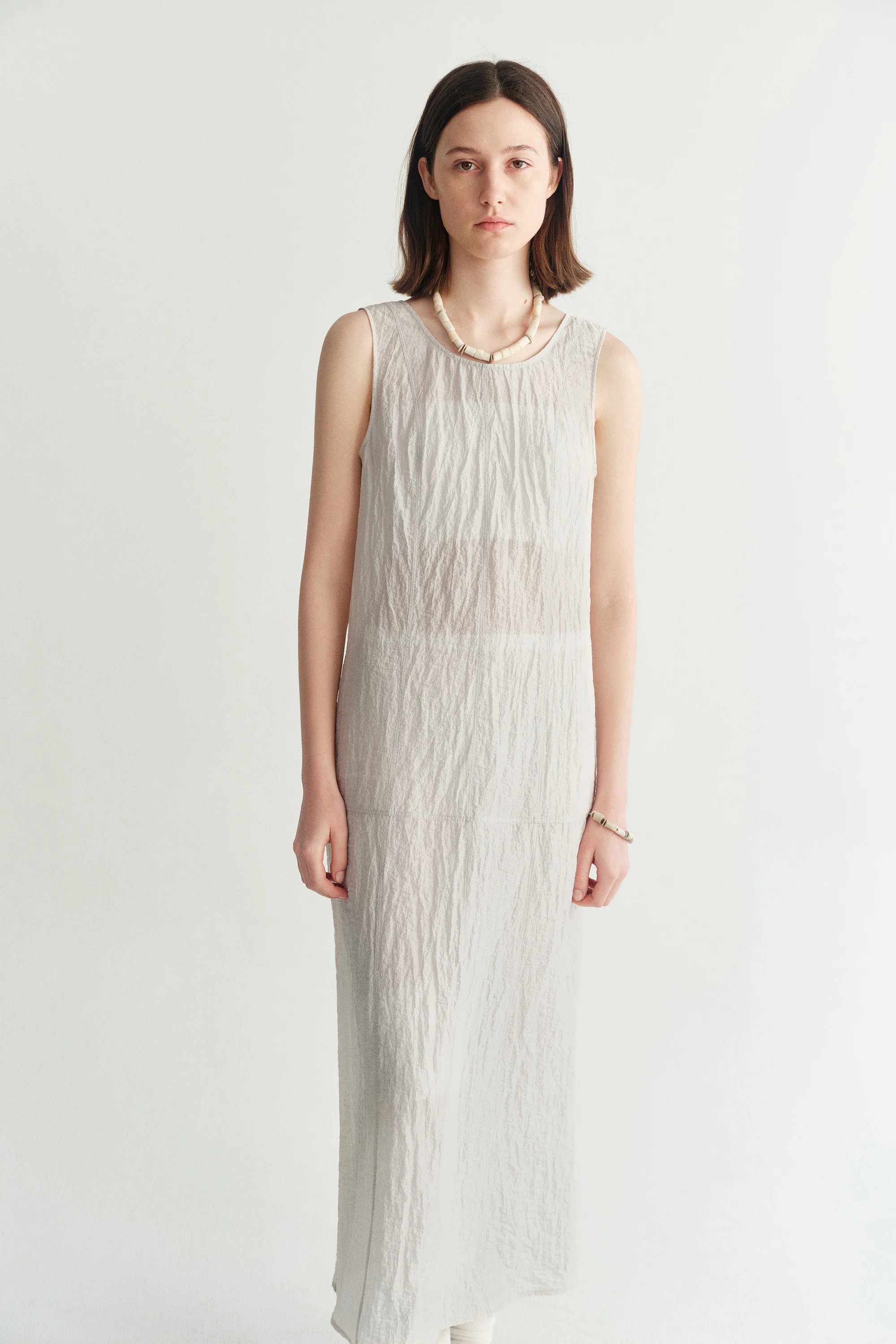 Backless Tie Silk Dress - Image 13