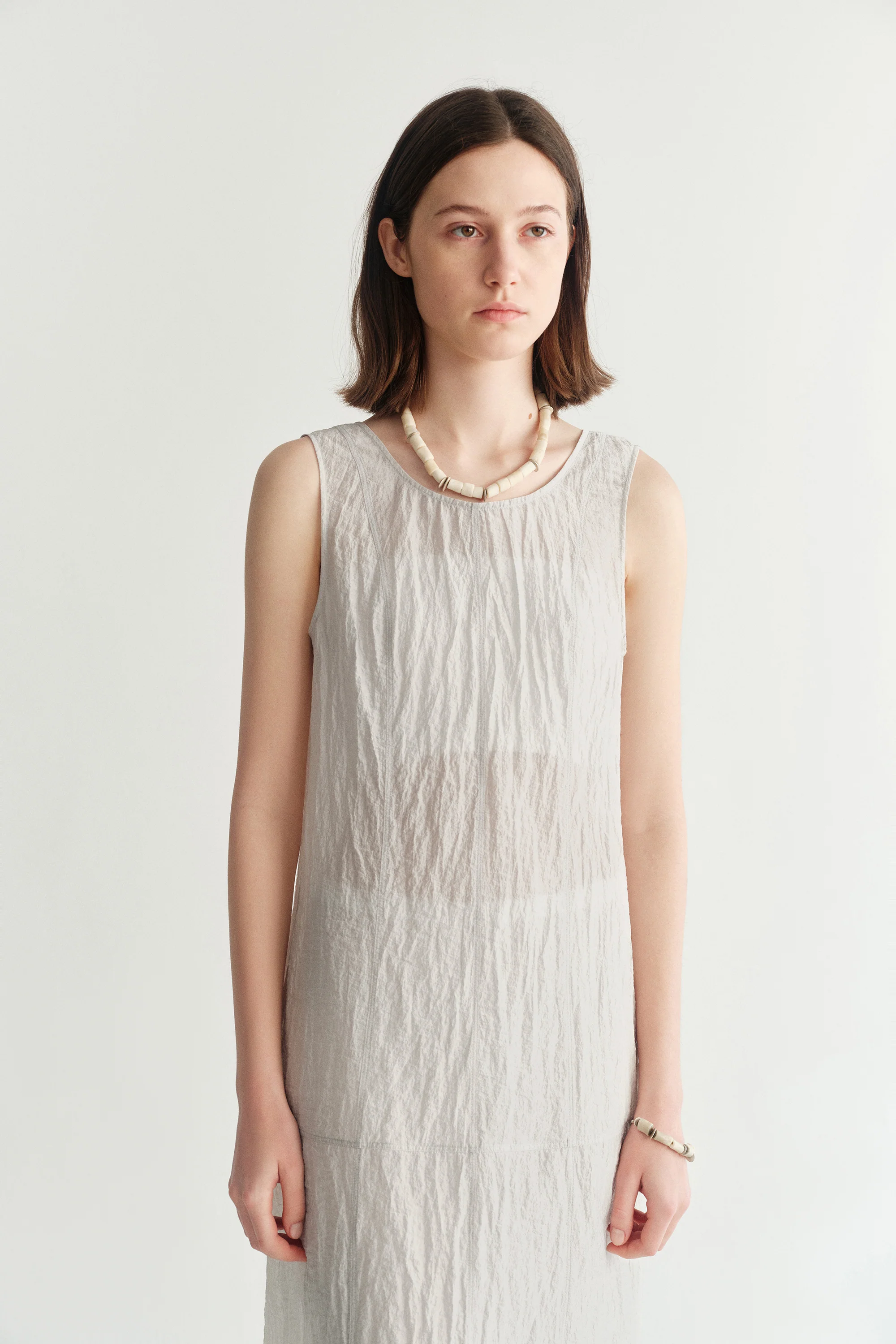 Backless Tie Silk Dress - Image 16