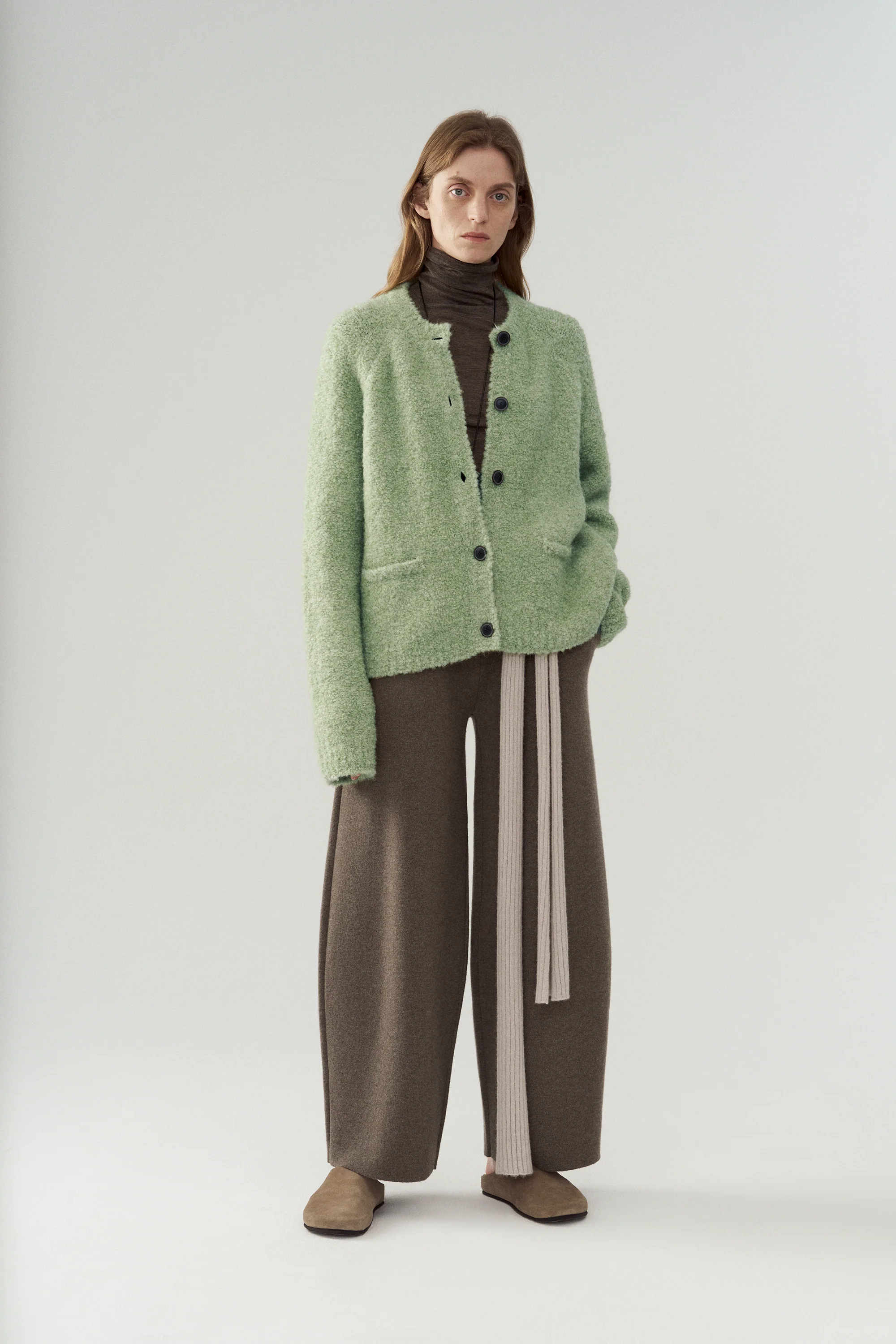 Barrel Wool Knitted Pants - Image 11