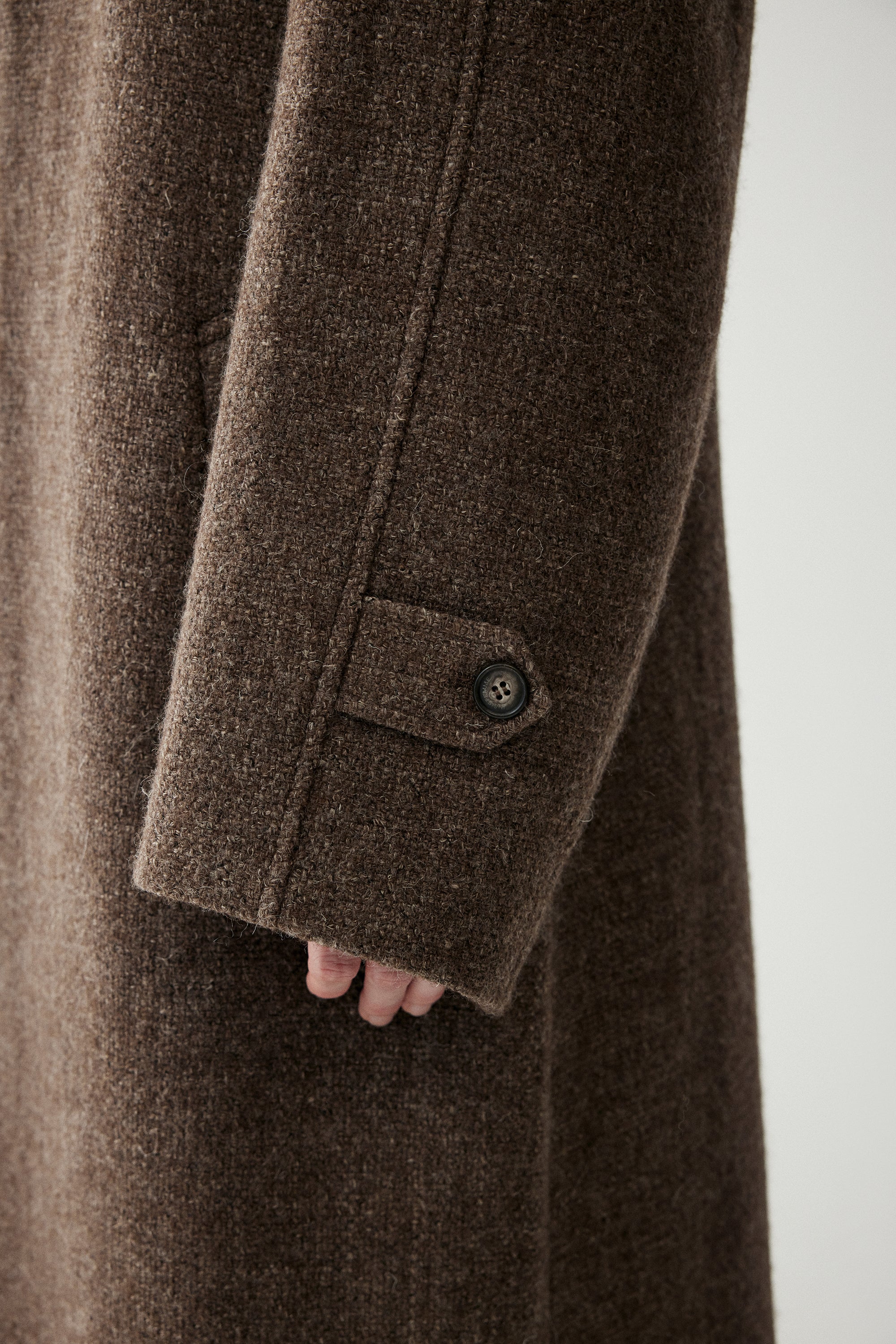Shetland Wool and Linen Blend Coat - Image 14