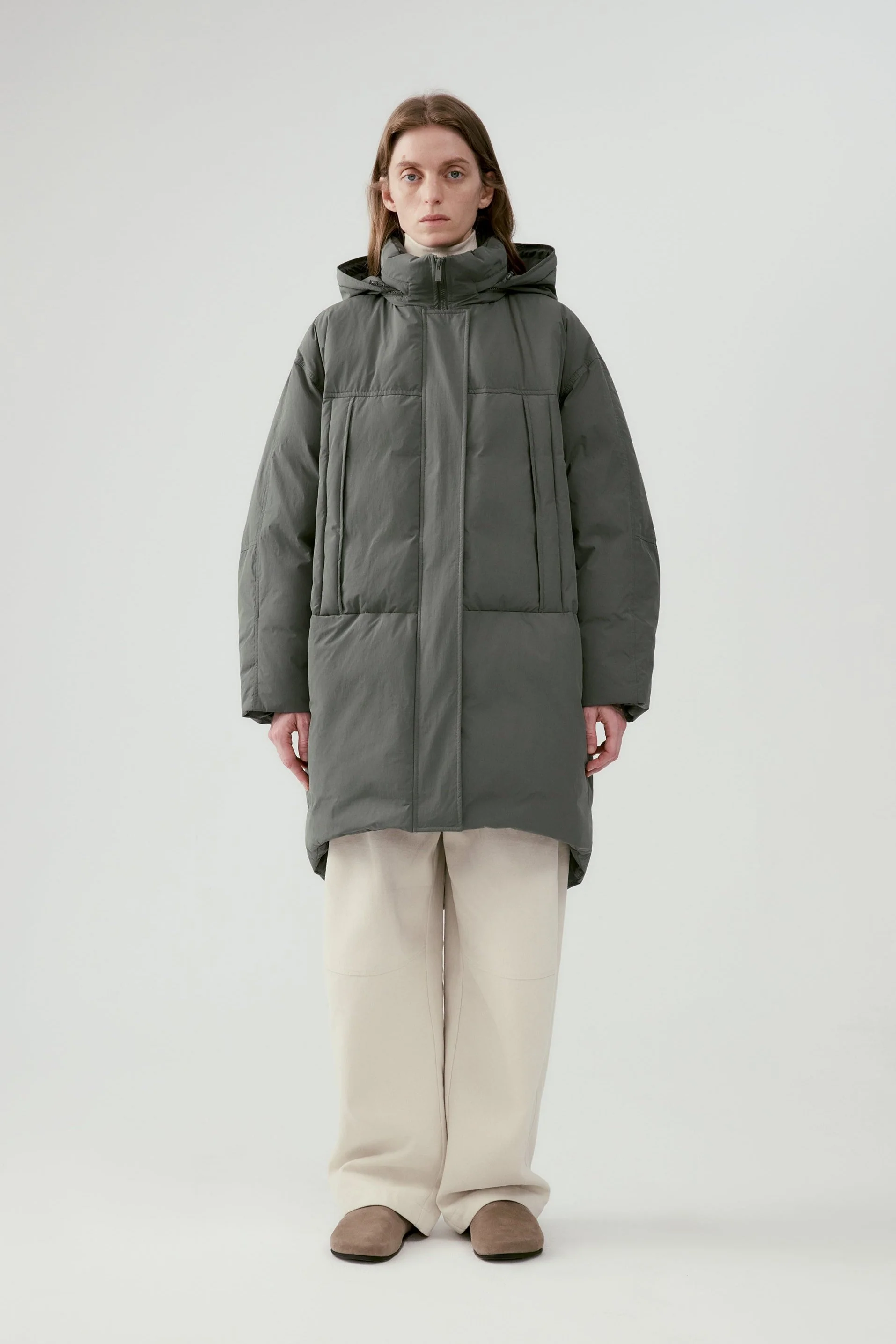 Boxy 90% Goose Down Coat - Image 3