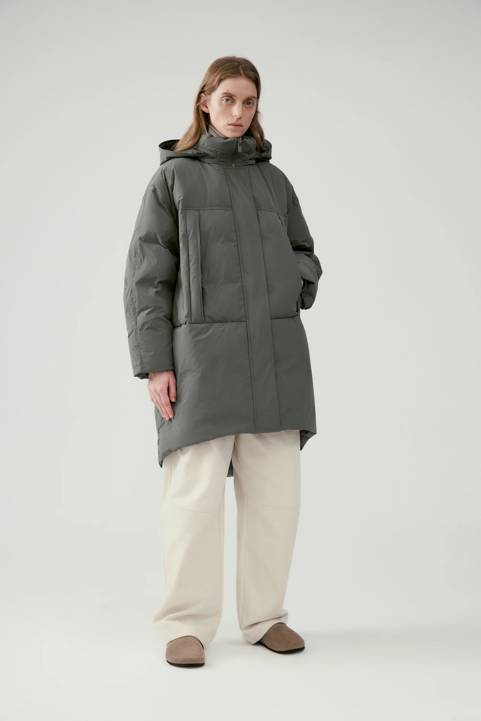 Boxy 90% Goose Down Coat - Image 4