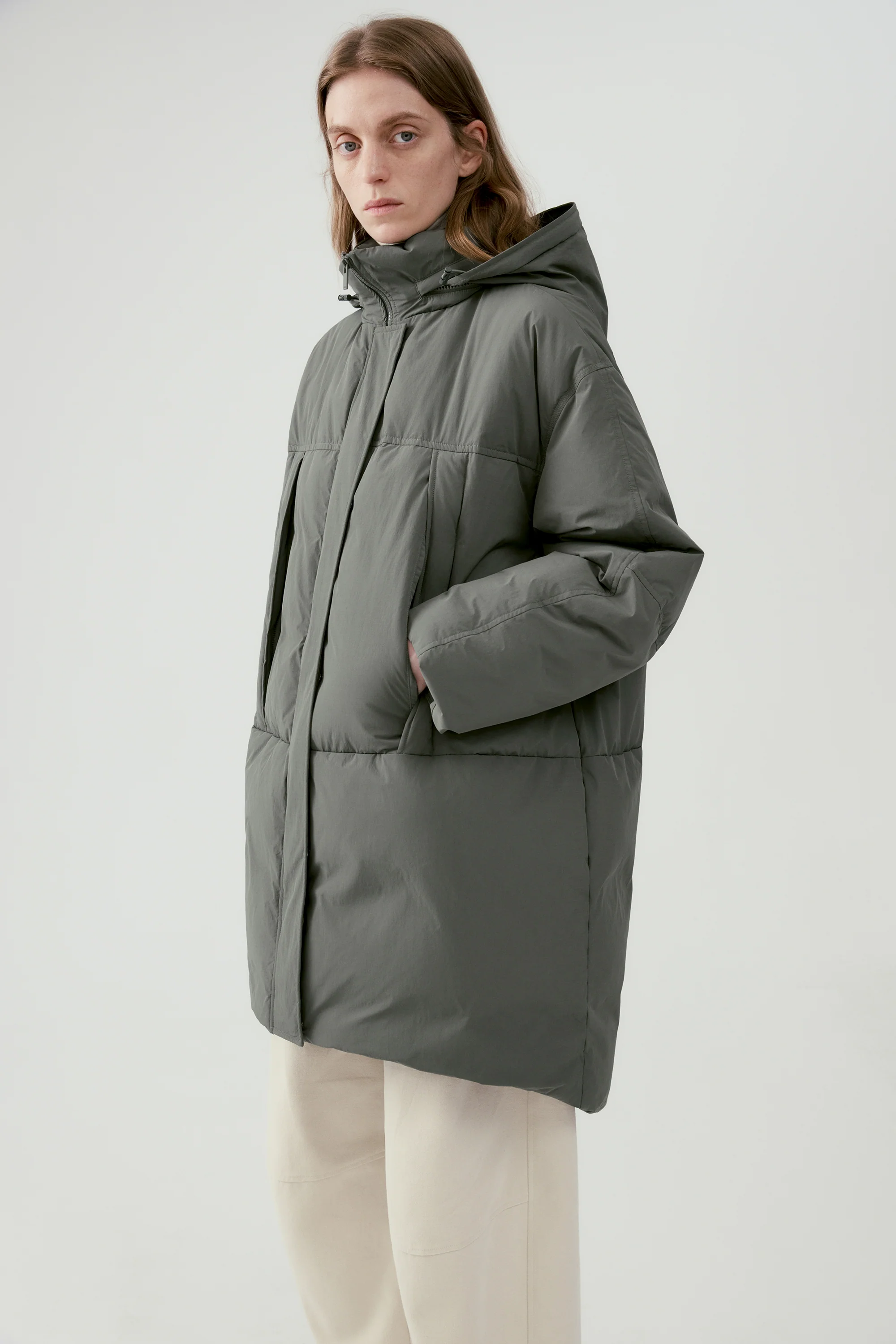 Boxy 90% Goose Down Coat - Image 7