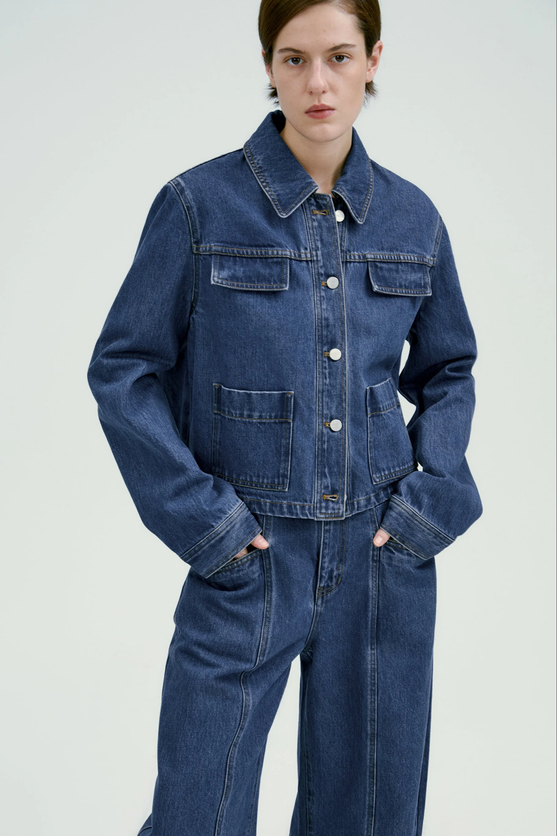 Boxy Denim Jacket - Image 11