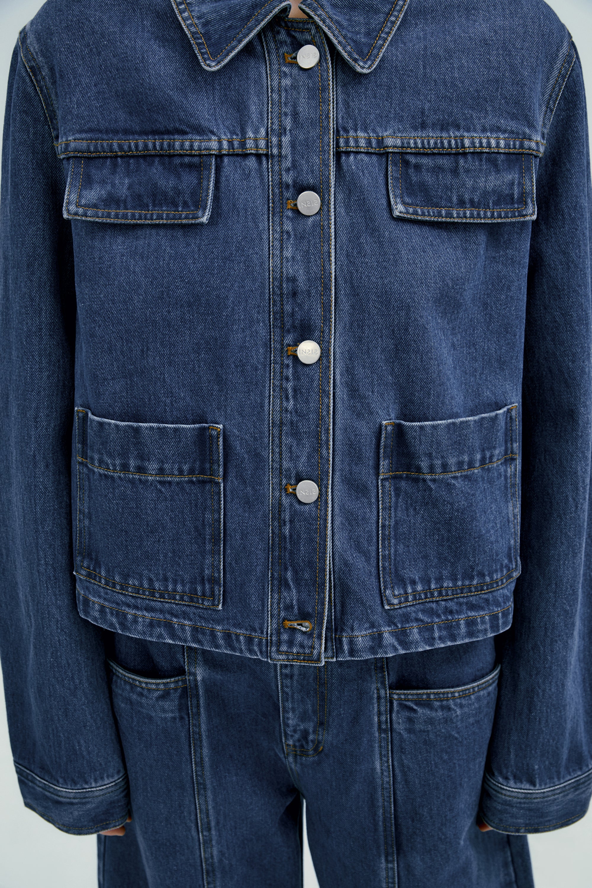 Boxy Denim Jacket - Image 13