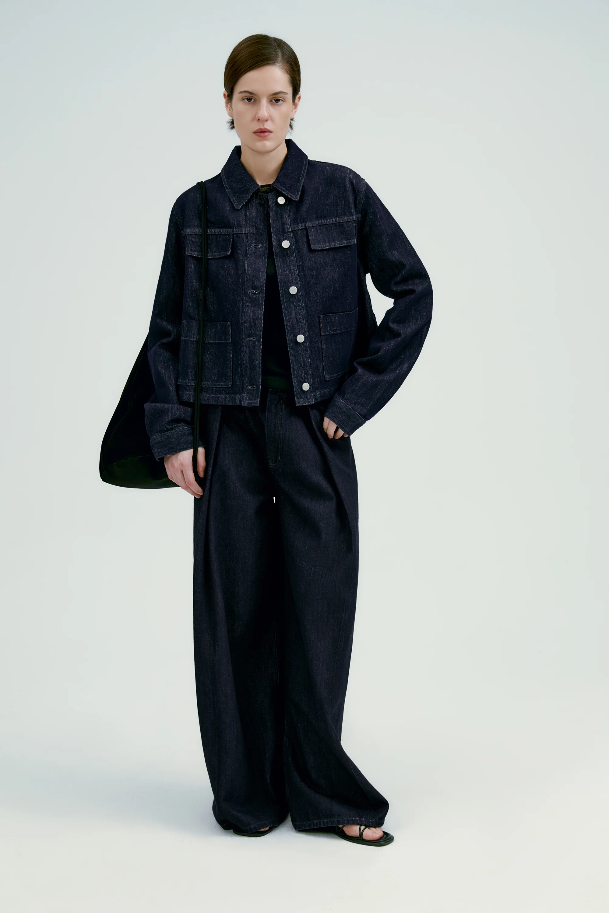Boxy Denim Jacket - Image 4