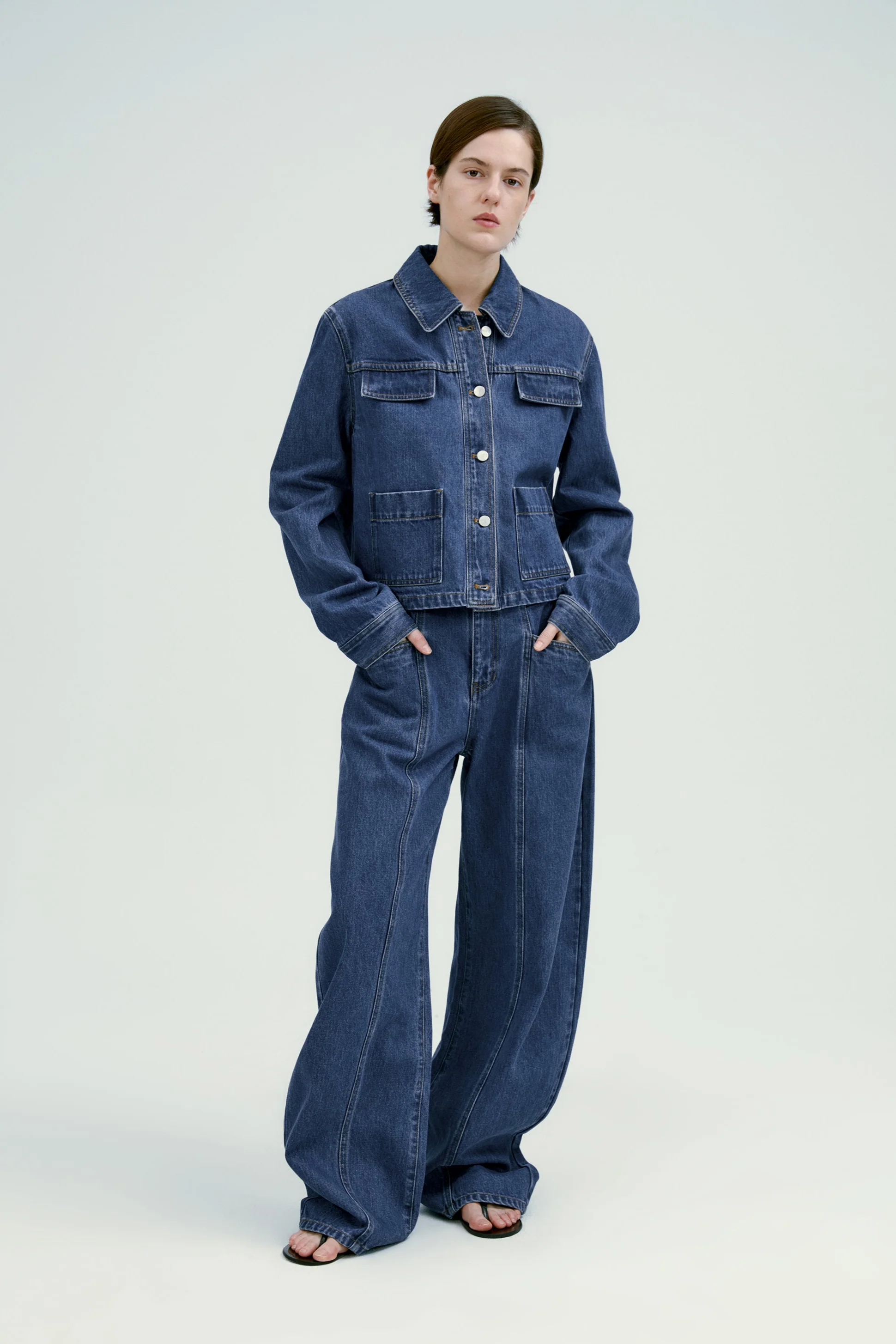 Boxy Denim Jacket - Image 9