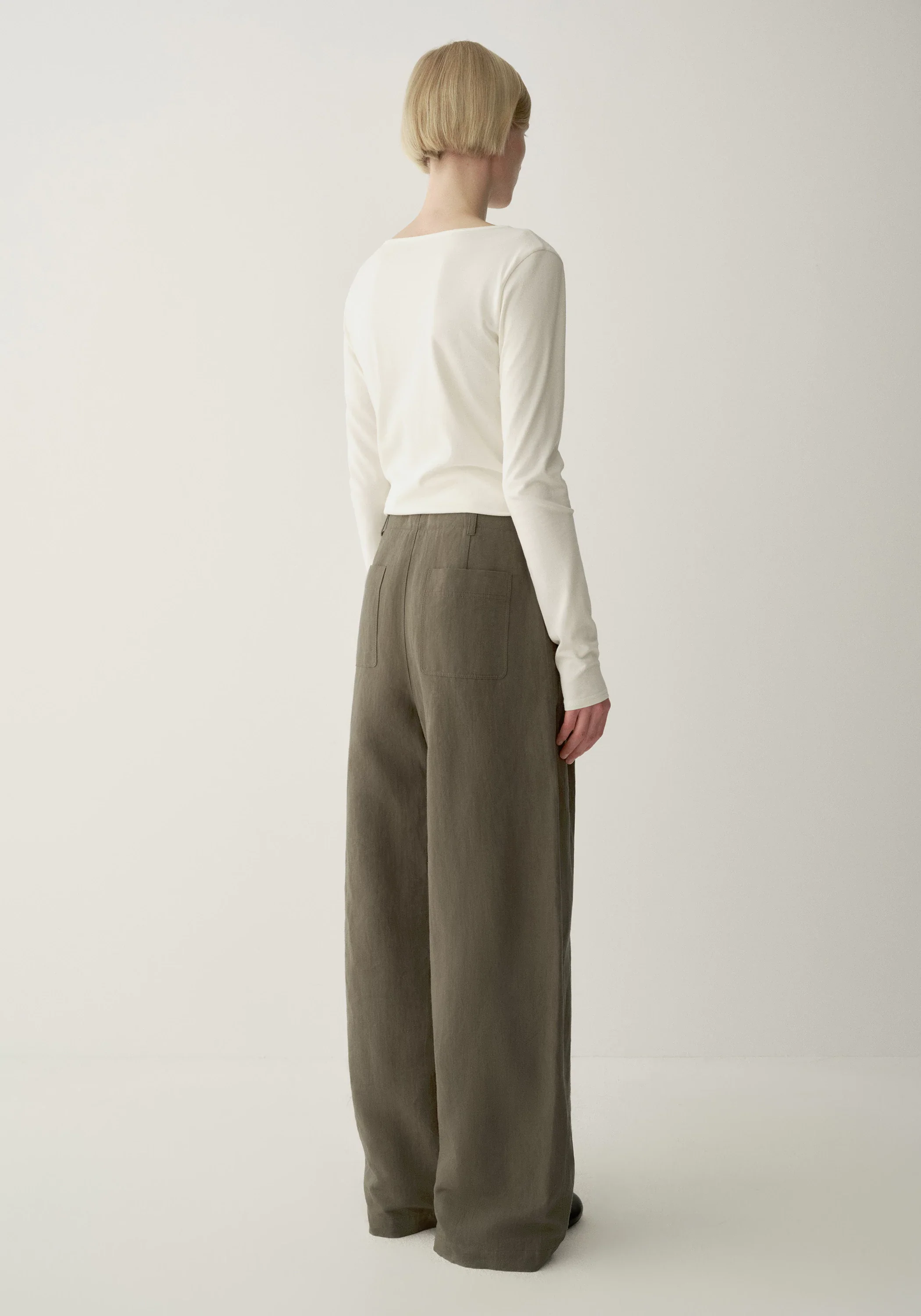 Buttoned Straight Pants - Image 10