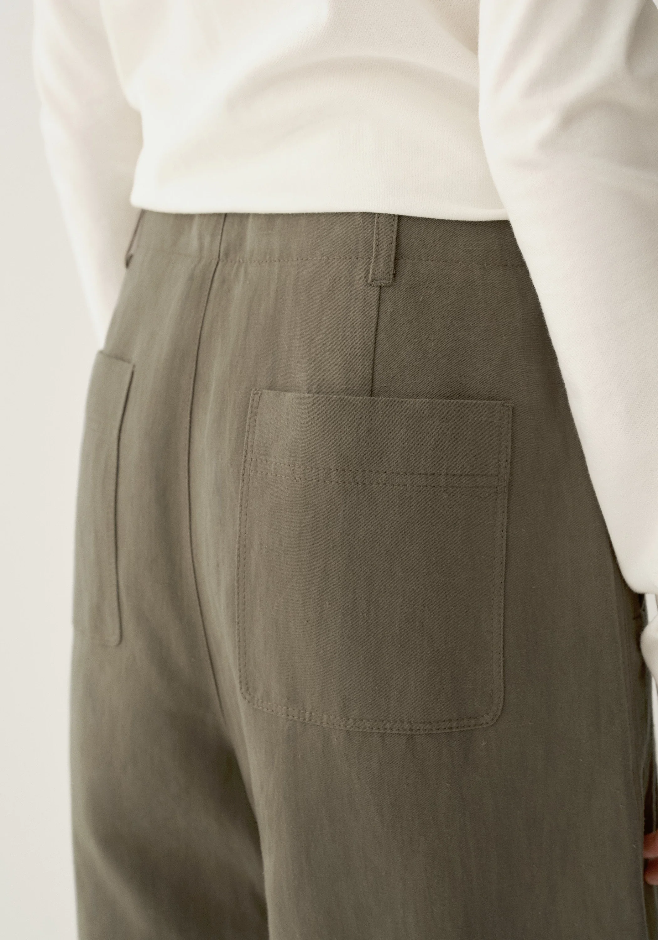 Buttoned Straight Pants - Image 15