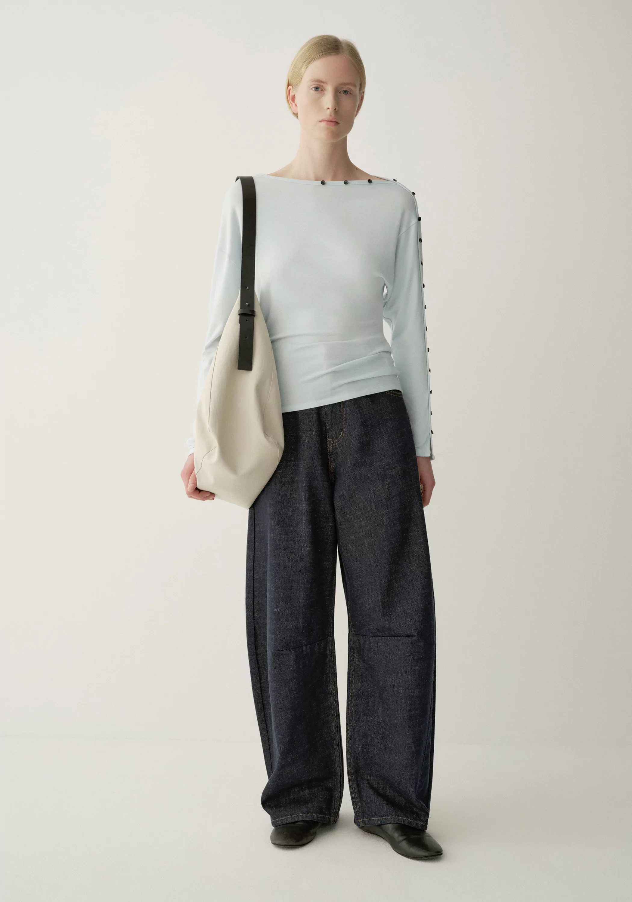 Buttoned Wool Top - Image 10