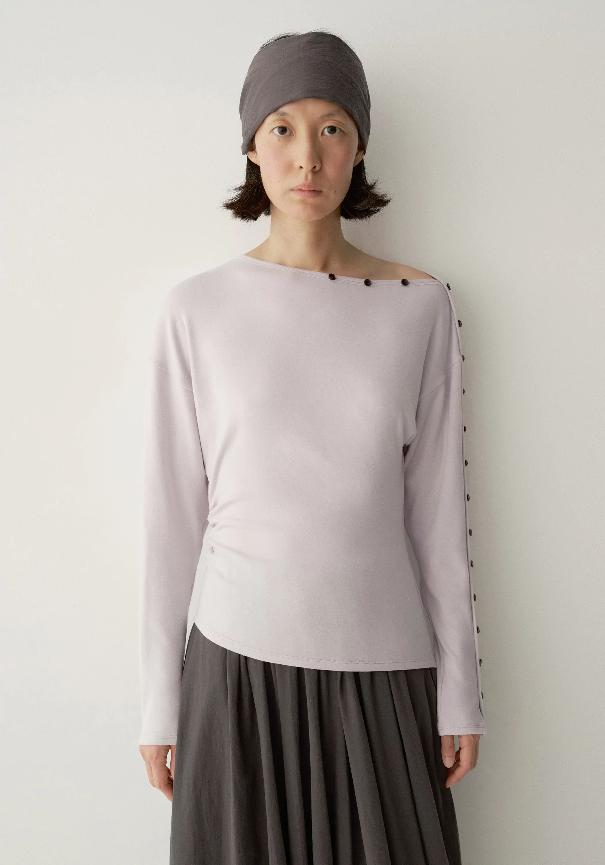 Buttoned Wool Top - Image 15