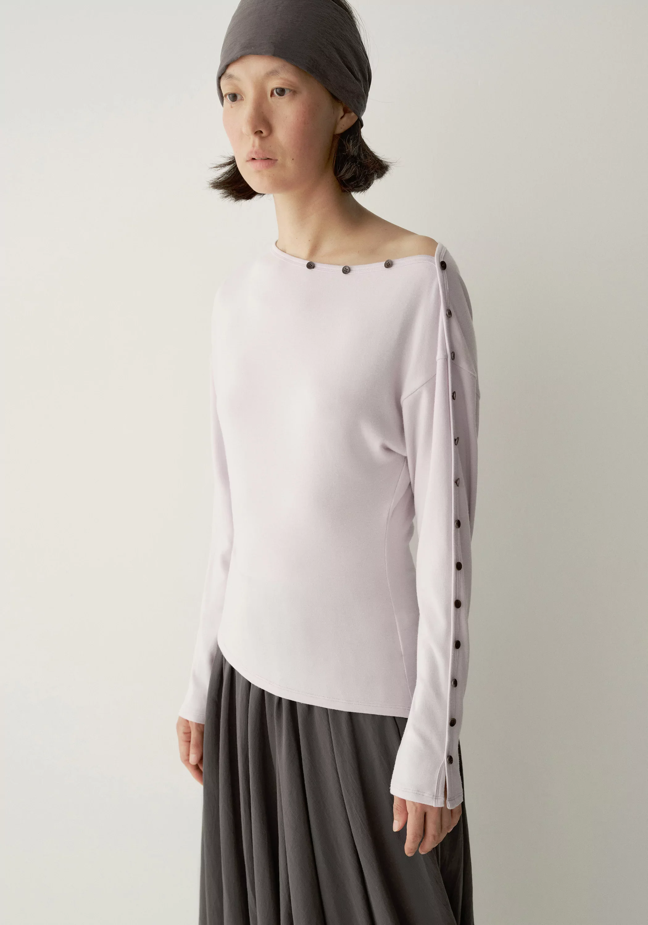 Buttoned Wool Top - Image 19