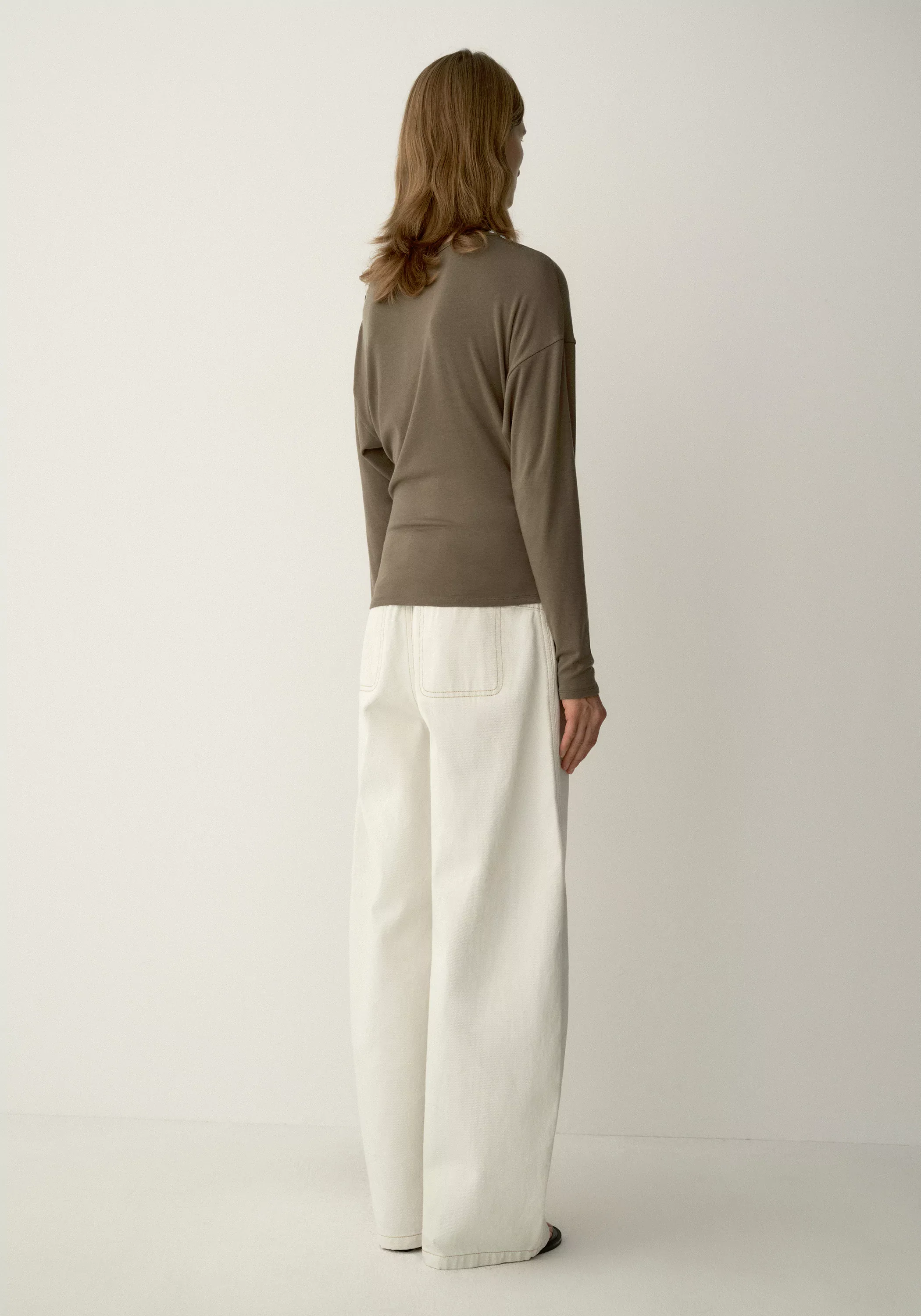 Buttoned Wool Top - Image 4