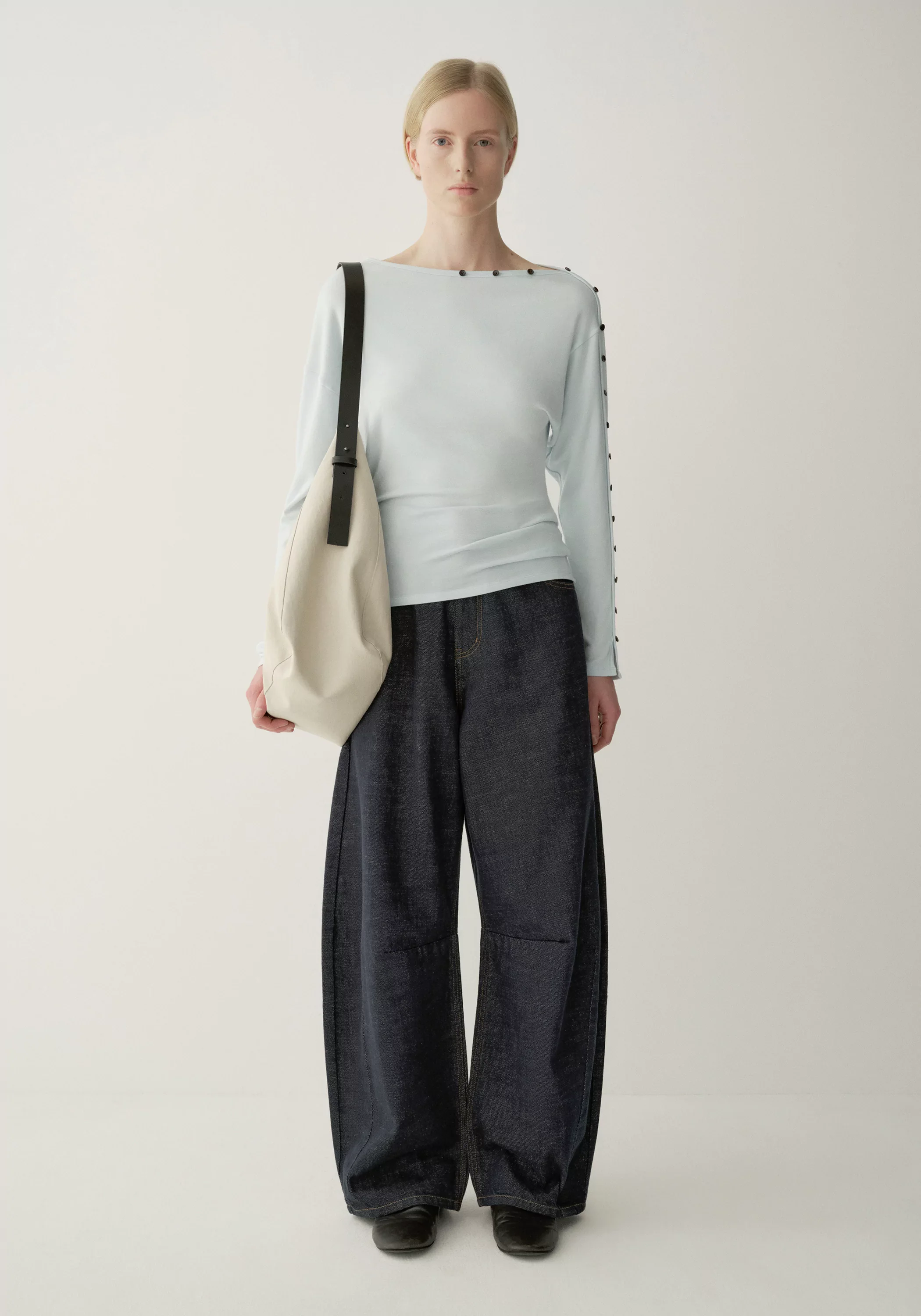 Buttoned Wool Top - Image 7
